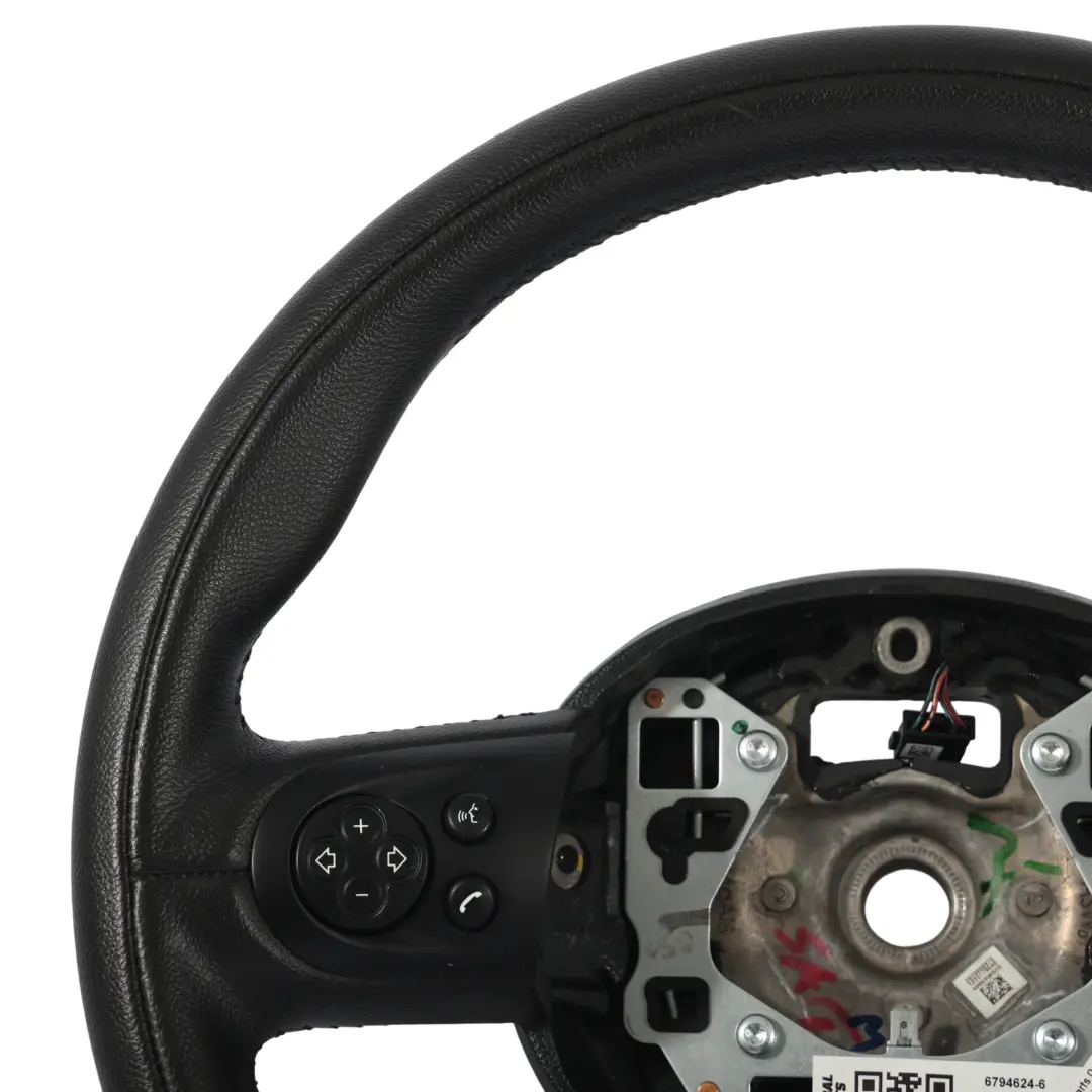 Mini Cooper R55 R56 LCI R60 Kierownica Czarna Skóra Sport Multifunkcja - SKU 6794624-6 - Numer Części 6794624