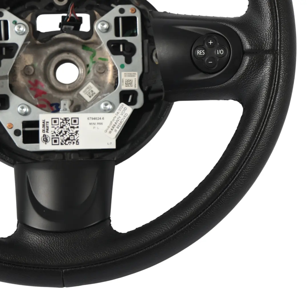 Mini Cooper R55 R56 LCI R60 Kierownica Czarna Skóra Sport Multifunkcja - SKU 6794624-6 - Numer Części 6794624