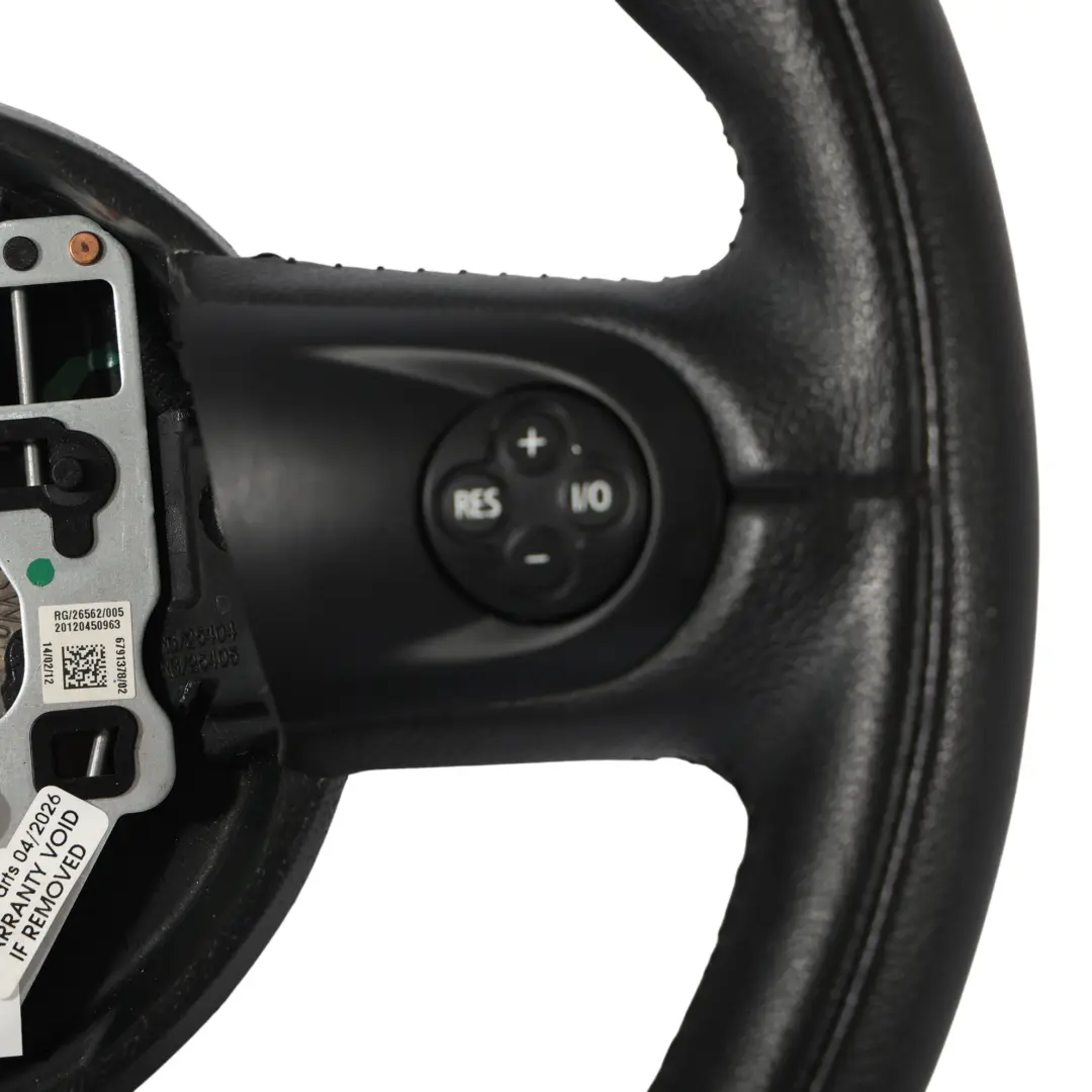 Negro Cuero Deportivo Multifunción para Mini Cooper R55 R56 LCI R60 Volante con número de pieza 6794624 Mini Cooper R55 R56 LCI R60 Volante Negro Cuero Deportivo Multifunción - SKU 6794624-6 - Número de pieza 6794624