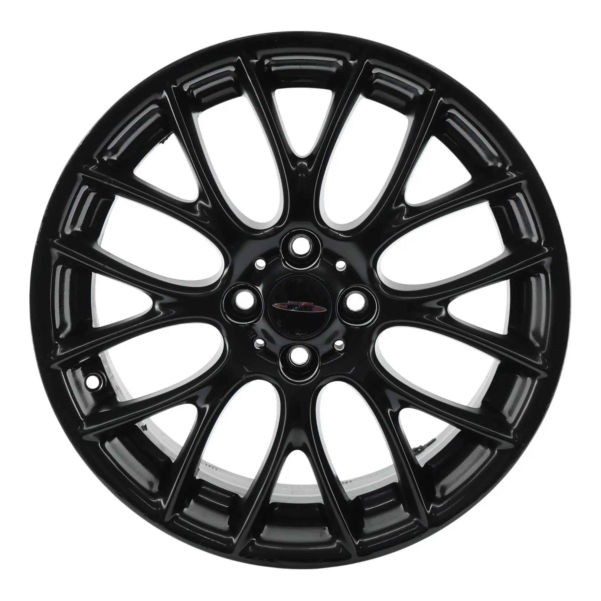 Mini Cooper R55 R56 Cerchio in lega nero 17" 7J ET:48 Cross Spoke Challenge