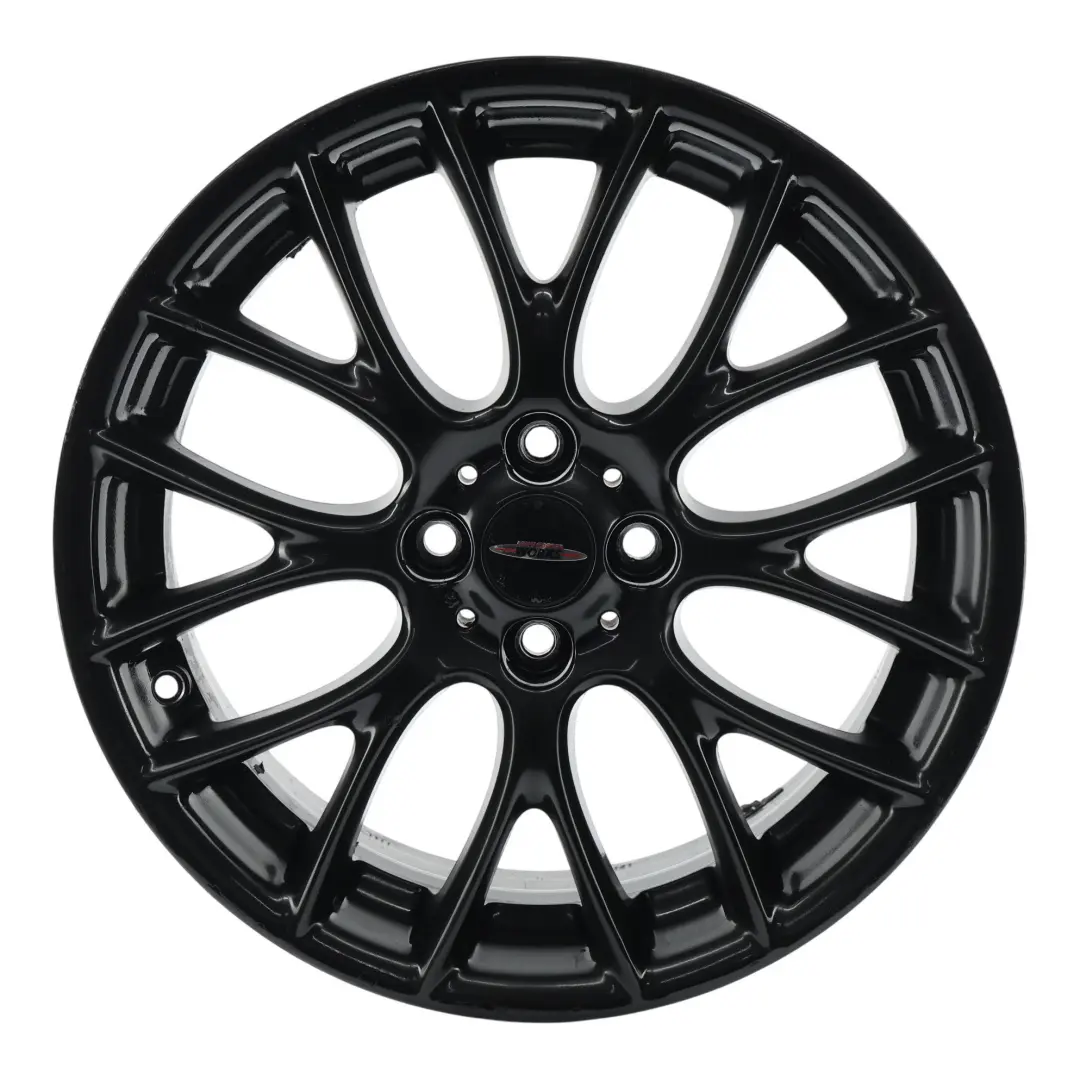 Schwarz Alu Felge 17" 7J ET:48 Cross Spoke Challenge für Mini Cooper R50 R55 R56 mit Teilenummer 6795208 Mini Cooper R50 R55 R56 Schwarz Alu Felge 17" 7J ET:48 Cross Spoke Challenge - SKU 6795208-1 - Teilenummer 6795208