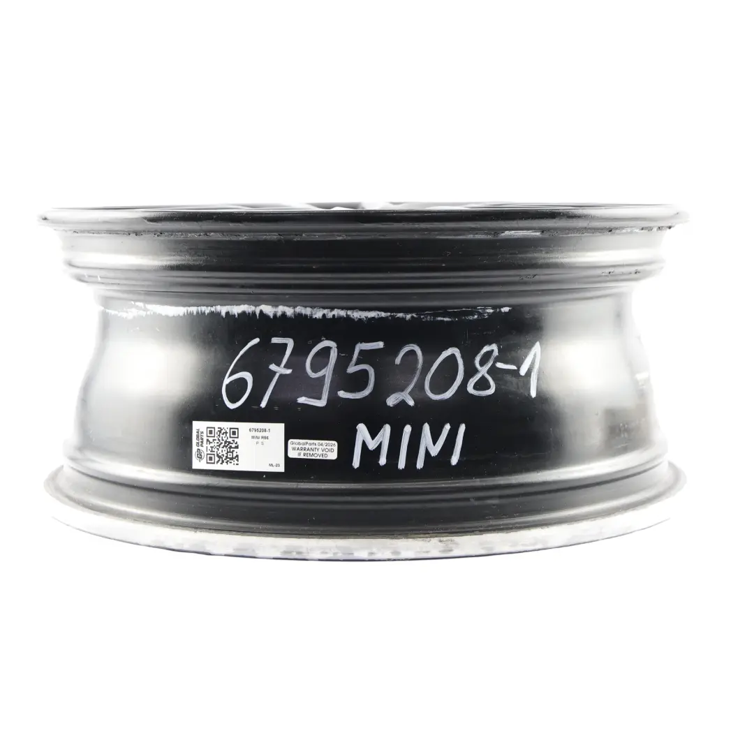 Schwarz Alu Felge 17" 7J ET:48 Cross Spoke Challenge für Mini Cooper R50 R55 R56 mit Teilenummer 6795208 Mini Cooper R50 R55 R56 Schwarz Alu Felge 17" 7J ET:48 Cross Spoke Challenge - SKU 6795208-1 - Teilenummer 6795208