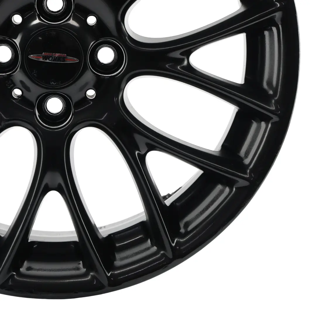 Schwarz Alu Felge 17" 7J ET:48 Cross Spoke Challenge für Mini Cooper R50 R55 R56 mit Teilenummer 6795208 Mini Cooper R50 R55 R56 Schwarz Alu Felge 17" 7J ET:48 Cross Spoke Challenge - SKU 6795208-1 - Teilenummer 6795208