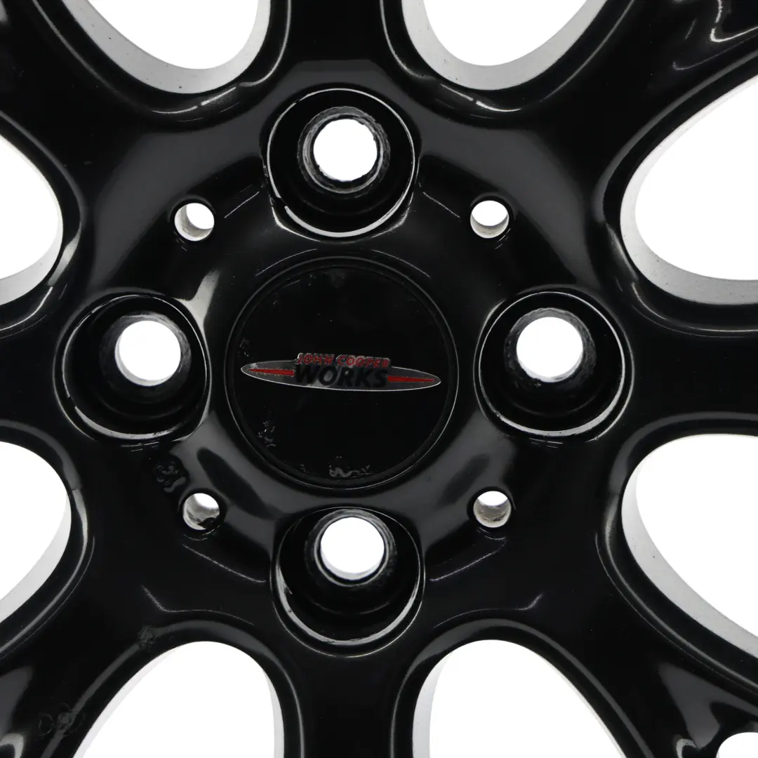 Alloy Rim 17" 7J ET:48 Cross Spoke Challenge to Mini Cooper R55 R56 Black Wheel with Part number 6795208 Mini Cooper R55 R56 Black Wheel Alloy Rim 17" 7J ET:48 Cross Spoke Challenge - SKU 6795208-1 - Part number 6795208
