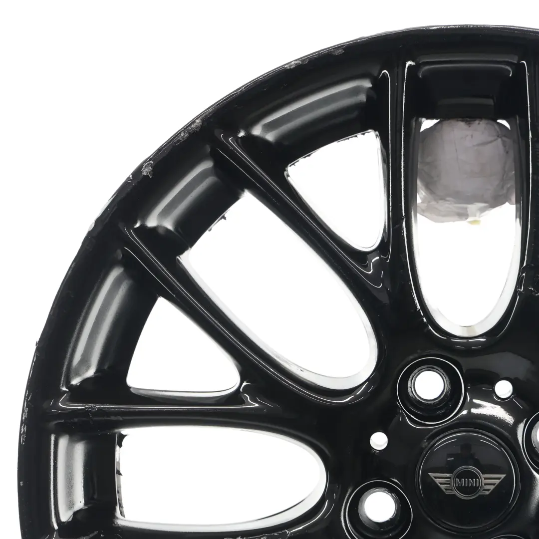 Mini Cooper R55 R56 Black Wheel Alloy Rim 17" ET:48 7J Cross Spoke Challenge - SKU 6795208-2 - Part number 6795208