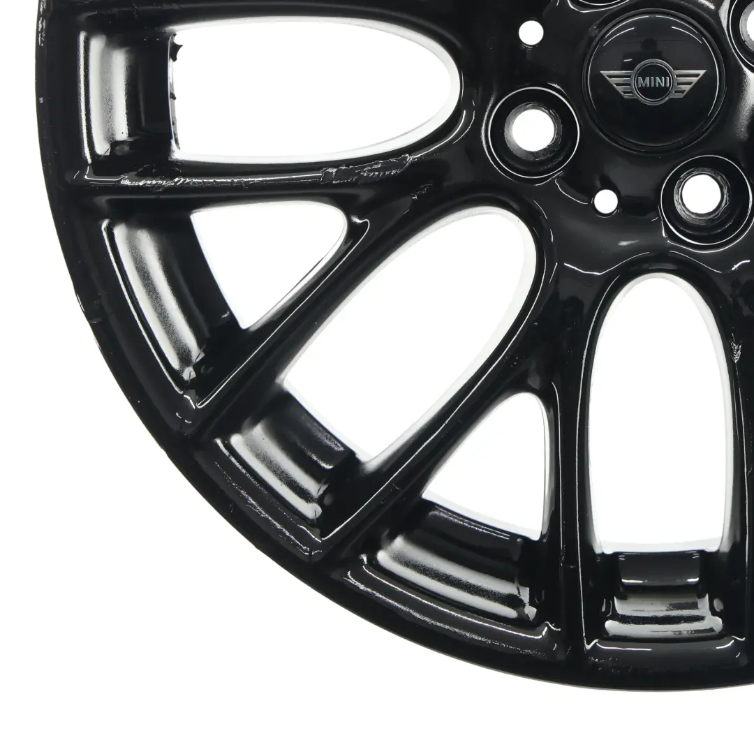 Alloy Rim 17" ET:48 7J Cross Spoke Challenge to Mini Cooper R55 R56 Black Wheel with Part number 6795208 Mini Cooper R55 R56 Black Wheel Alloy Rim 17" ET:48 7J Cross Spoke Challenge - SKU 6795208-2 - Part number 6795208