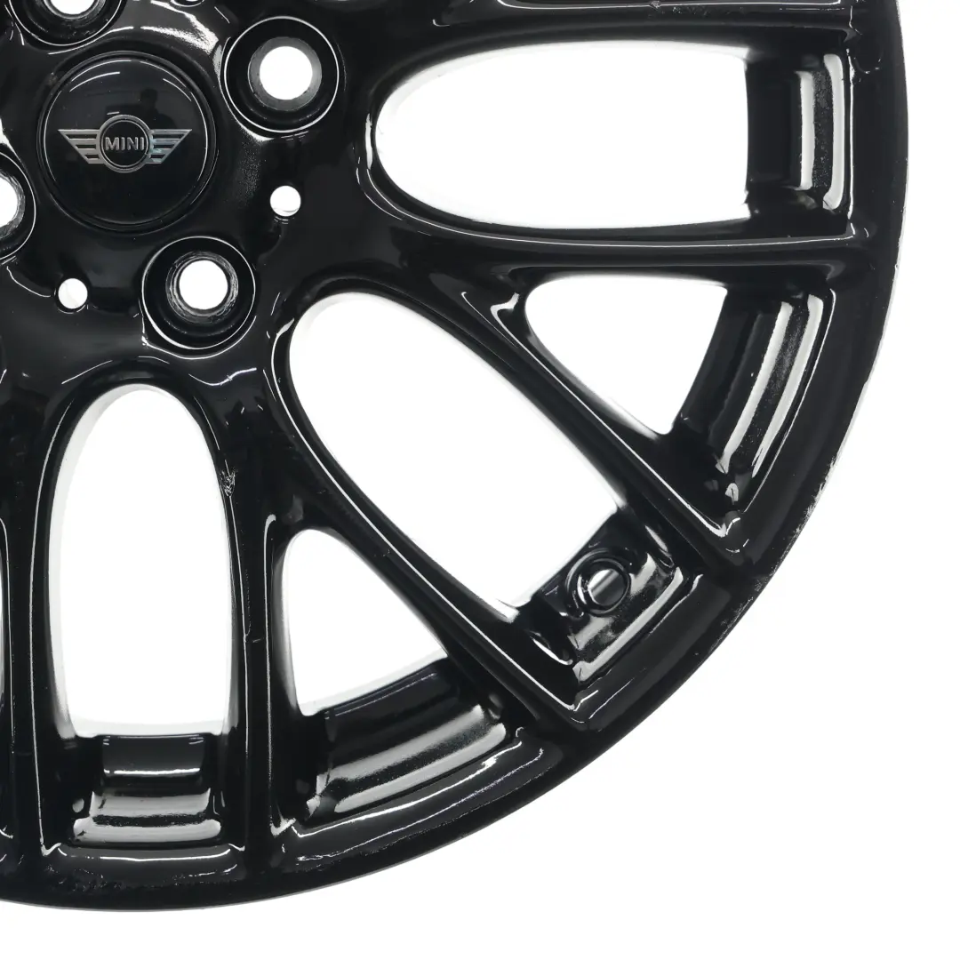 Schwarz Alu Felge 7J 17" ET:48 Cross Spoke Challenge für Mini Cooper R50 R55 R56 mit Teilenummer 6795208 Mini Cooper R50 R55 R56 Schwarz Alu Felge 7J 17" ET:48 Cross Spoke Challenge - SKU 6795208-2 - Teilenummer 6795208