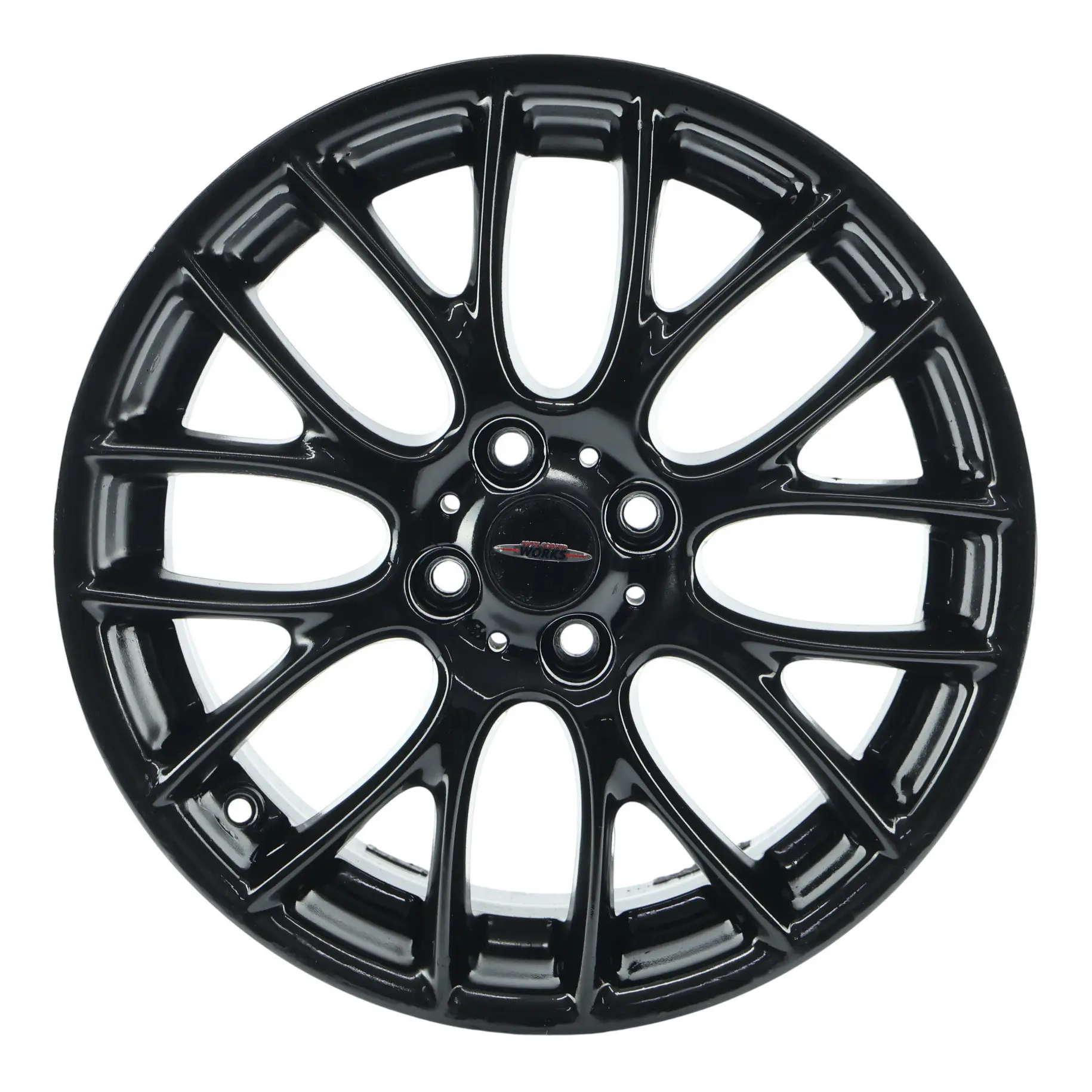 Mini Cooper R55 R56 Noir Jante Alliage 17" 7J ET:48 Cross Spoke Challenge