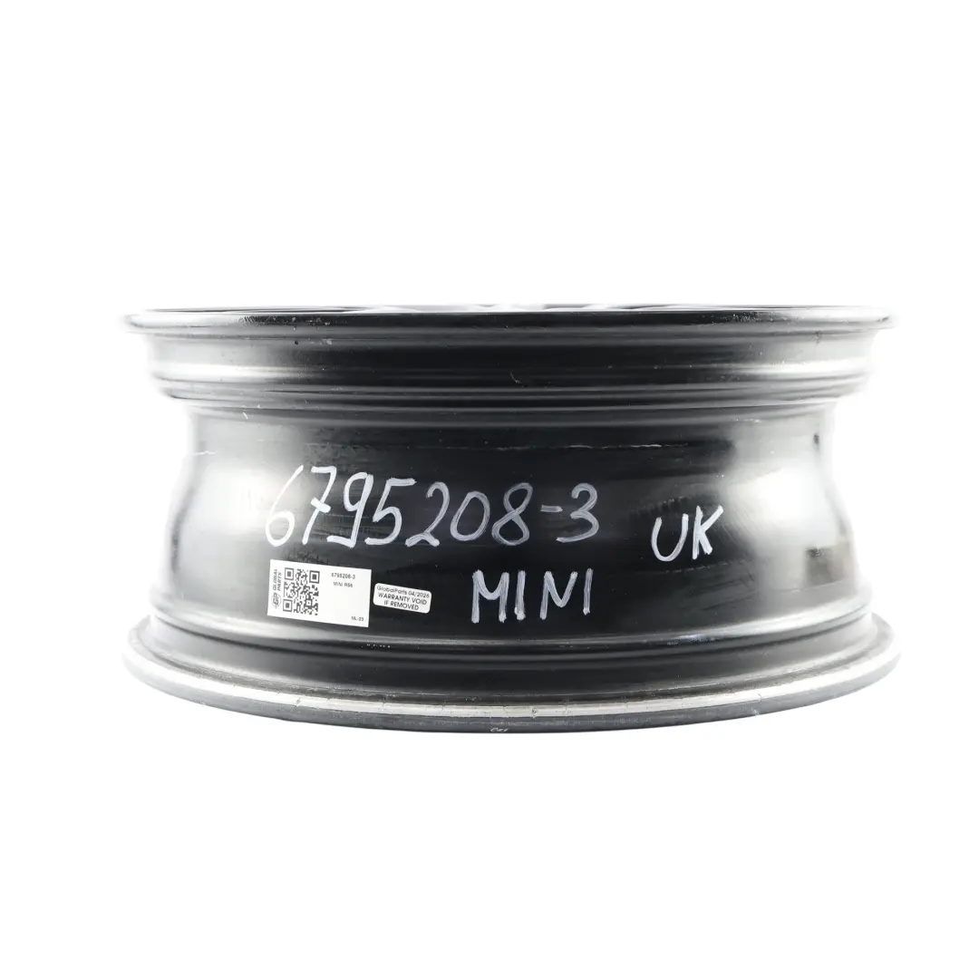 Alloy Rim 17" 7J ET:48 Cross Spoke Challenge to Mini Cooper R55 R56 Black Wheel with Part number 6795208 Mini Cooper R55 R56 Black Wheel Alloy Rim 17" 7J ET:48 Cross Spoke Challenge - SKU 6795208-3 - Part number 6795208