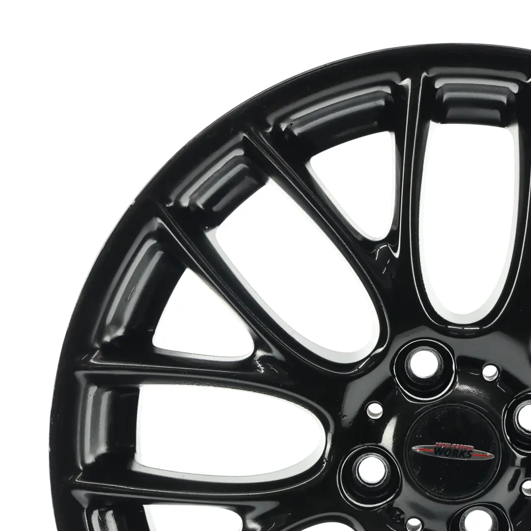 Mini Cooper R50 R55 R56 Schwarz Alu Felge 17" 7J ET:48 Cross Spoke Challenge - SKU 6795208-3 - Teilenummer 6795208