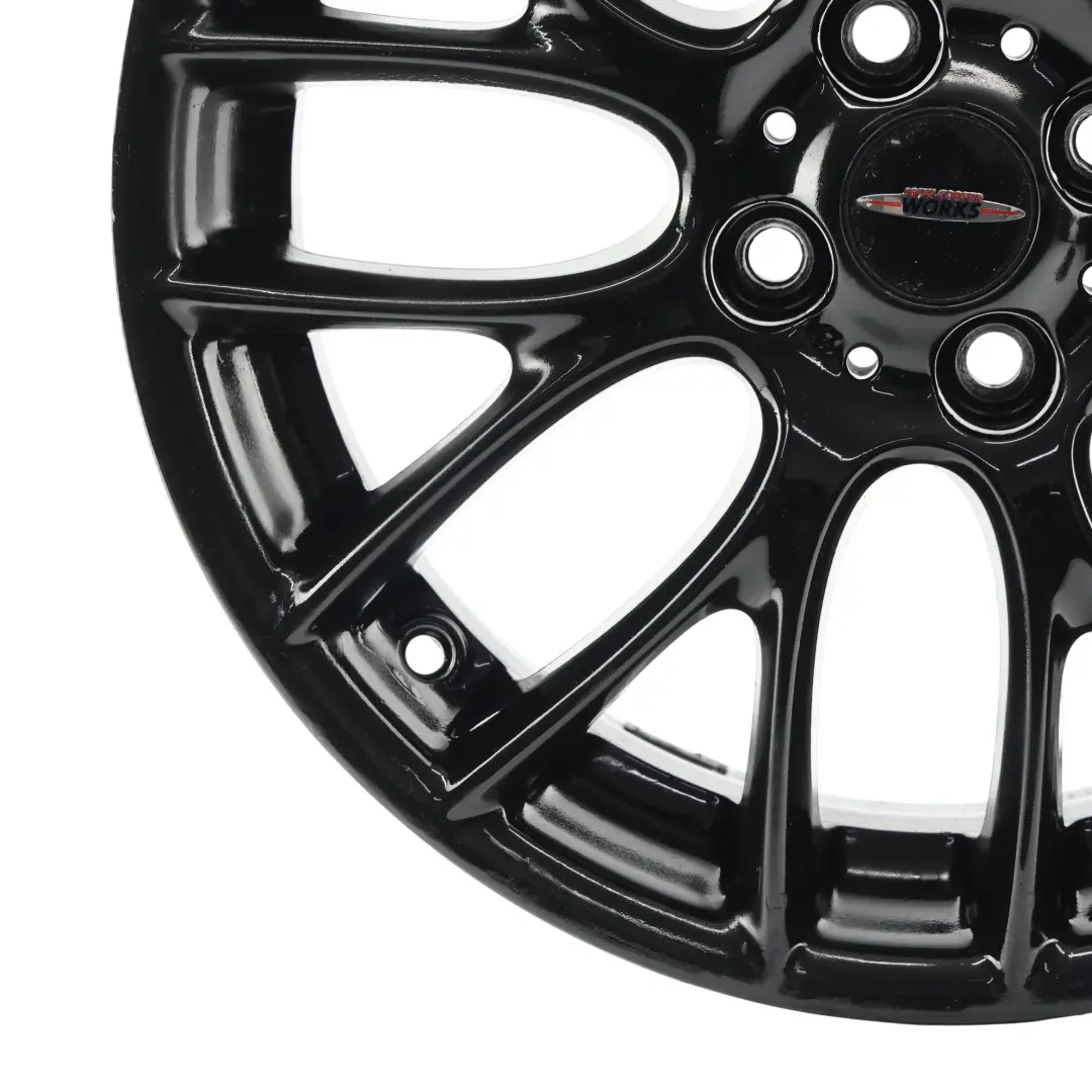 Cerchio in lega nero 17" 7J ET:48 Cross Spoke Challenge per Mini Cooper R55 R56 con numero di parte 6795208 Mini Cooper R55 R56 Cerchio in lega nero 17" 7J ET:48 Cross Spoke Challenge - SKU 6795208-3 - Numero di parte 6795208