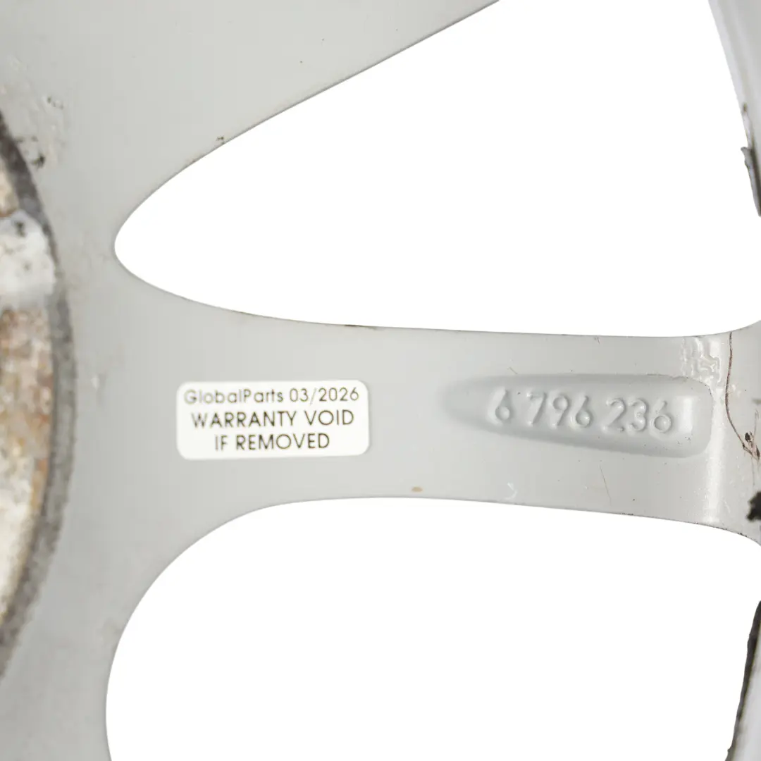 BMW F30 F31 F36 Felga Aluminiowa 16" 7J ET:31 V-Spoke 390 Srebrna - SKU 6796236 - Numer Części 6796236