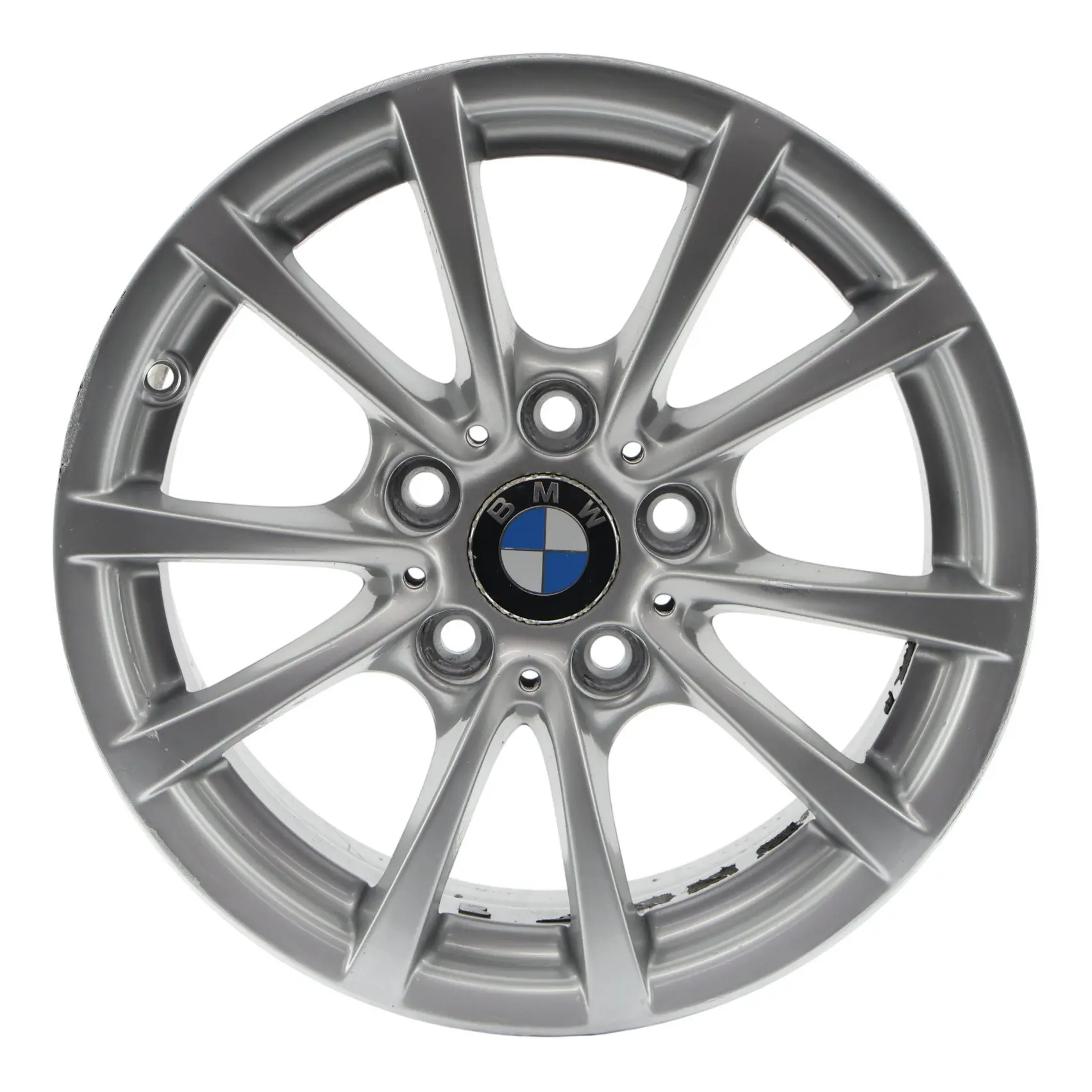 BMW F30 F31 F36 Jante Alliage Argent 16" 7J ET:31 V-spoke 390 6796236