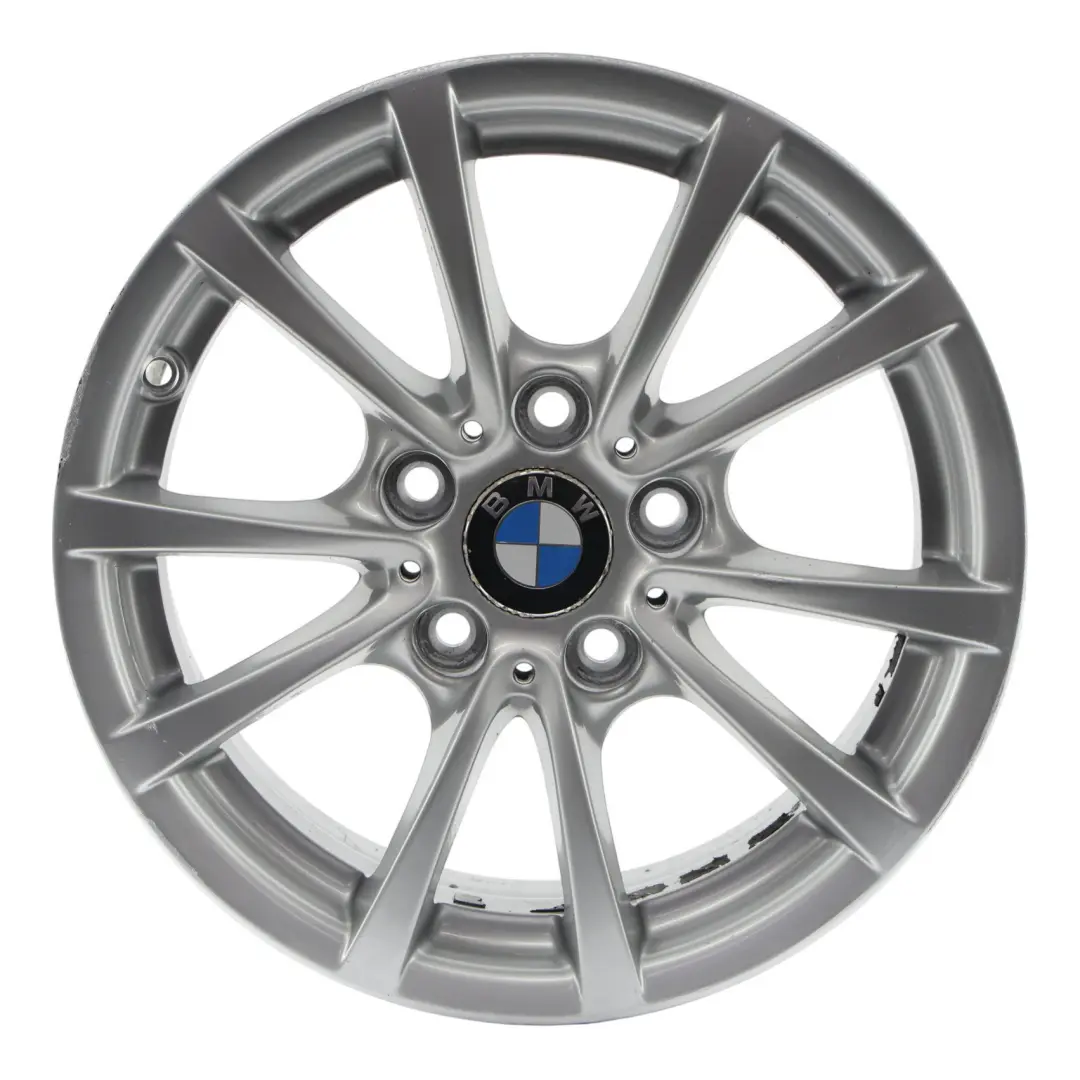 BMW F30 F31 F36 llanta de aleación de plata 16 "7J ET:31 V-radios 390 - SKU 6796236-2 - Número de pieza 6796236