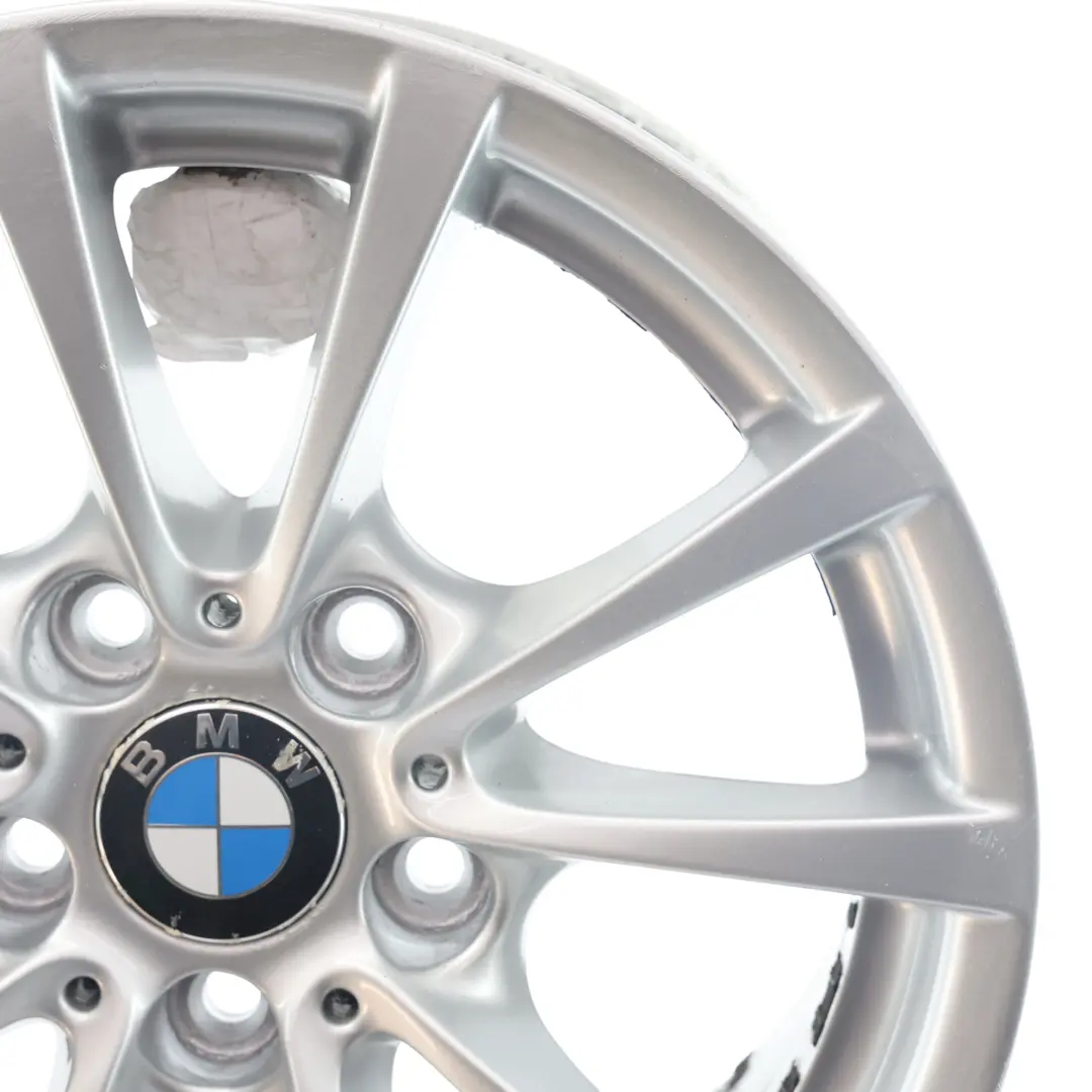 Rim Alloy 16" 7J ET:31 V-spoke Silver 390 to BMW F30 F31 F36 Wheel with Part number 6796236 BMW F30 F31 F36 Wheel Rim Alloy 16" 7J ET:31 V-spoke Silver 390 - SKU 6796236 - Part number 6796236