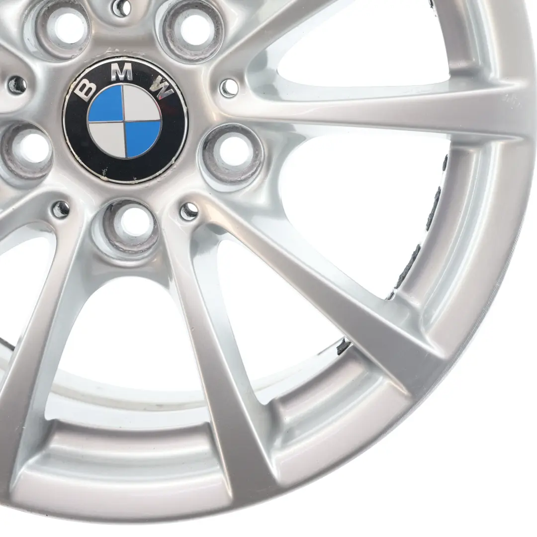 Rim Alloy 16" 7J ET:31 V-spoke Silver 390 to BMW F30 F31 F36 Wheel with Part number 6796236 BMW F30 F31 F36 Wheel Rim Alloy 16" 7J ET:31 V-spoke Silver 390 - SKU 6796236 - Part number 6796236