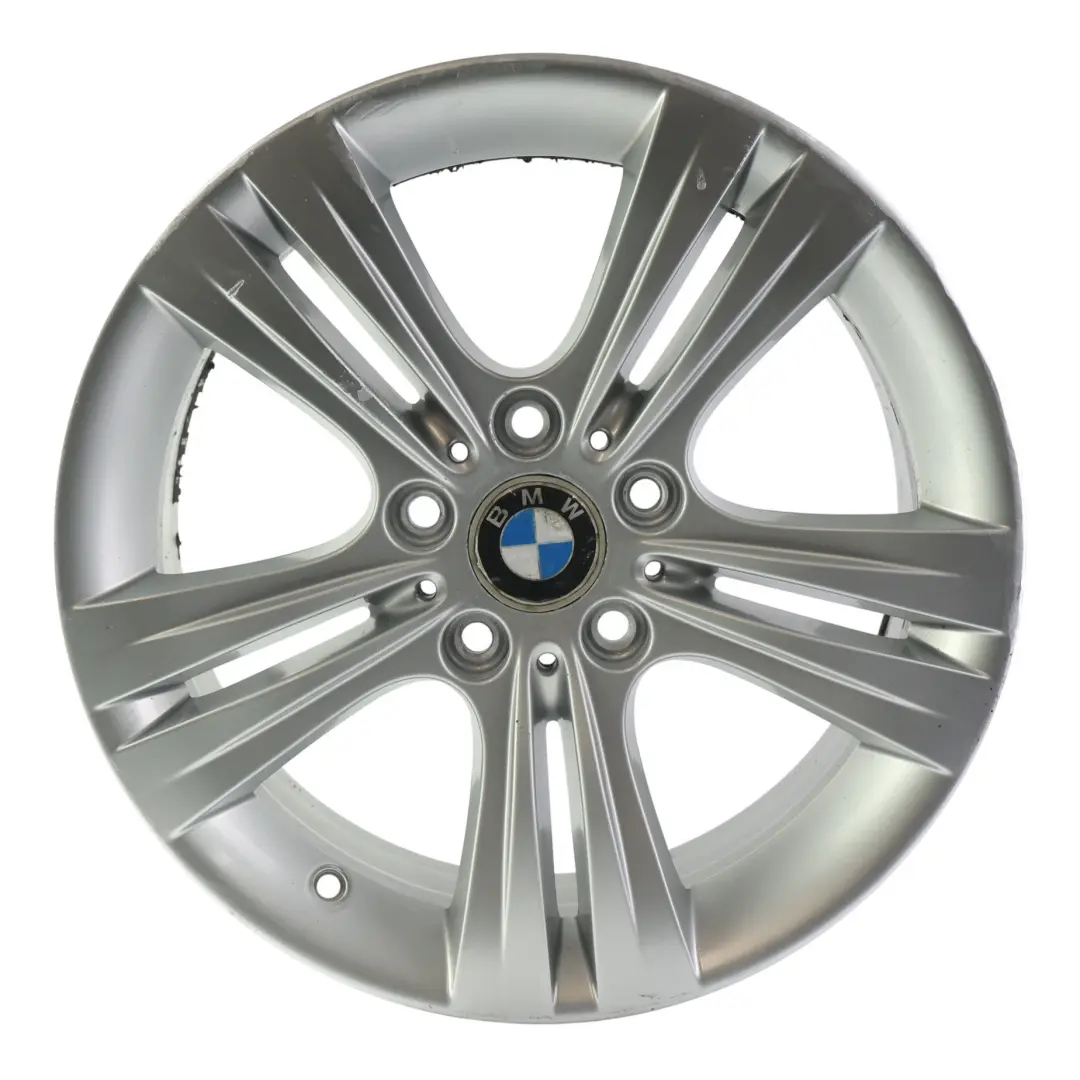 BMW F30 F31 F32 Silver Alloy Wheel Rim 17" Double Spoke 392 ET:37 7,5J - SKU 6796239-7 - Part number 6796239