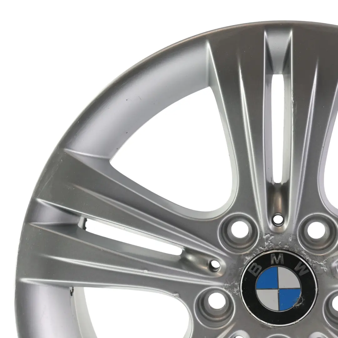 Alloy Wheel Rim 17" Double Spoke 392 ET:37 7,5J to BMW F30 F31 F32 Silver with Part number 6796239 BMW F30 F31 F32 Silver Alloy Wheel Rim 17" Double Spoke 392 ET:37 7,5J - SKU 6796239-8 - Part number 6796239