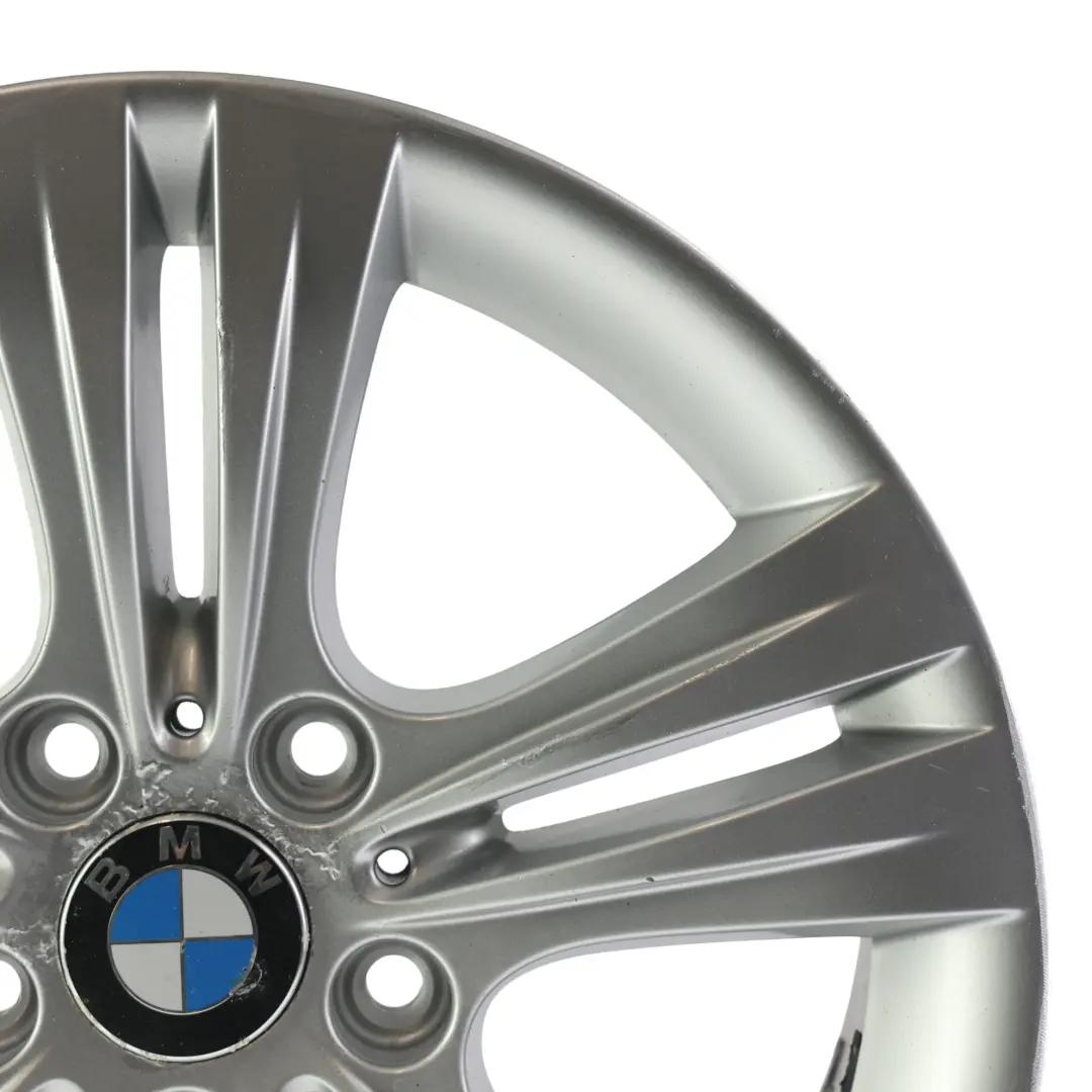 BMW F30 F31 F32 Silver Alloy Wheel Rim 17" Double Spoke 392 ET:37 7,5J - SKU 6796239-8 - Part number 6796239