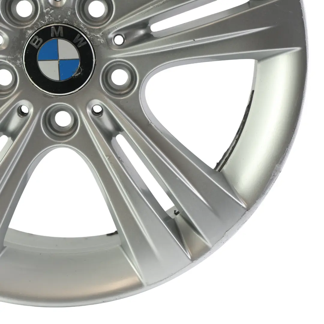 BMW F30 F31 F32 Silver Alloy Wheel Rim 17" Double Spoke 392 ET:37 7,5J - SKU 6796239-8 - Part number 6796239