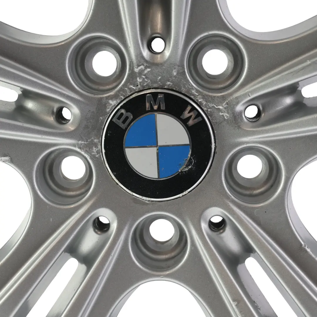 BMW F30 F31 F32 Silver Alloy Wheel Rim 17" Double Spoke 392 ET:37 7,5J - SKU 6796239-8 - Part number 6796239