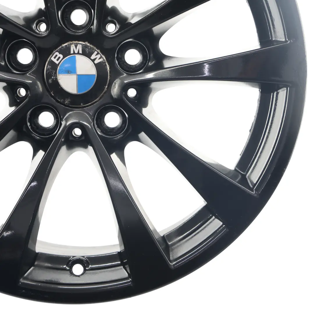 BMW F30 F31 F32 F33 Schwarz Alu Felge 17" 7.5J ET:37 V-Speiche 395 - SKU 6796244-4 - Teilenummer 6796244