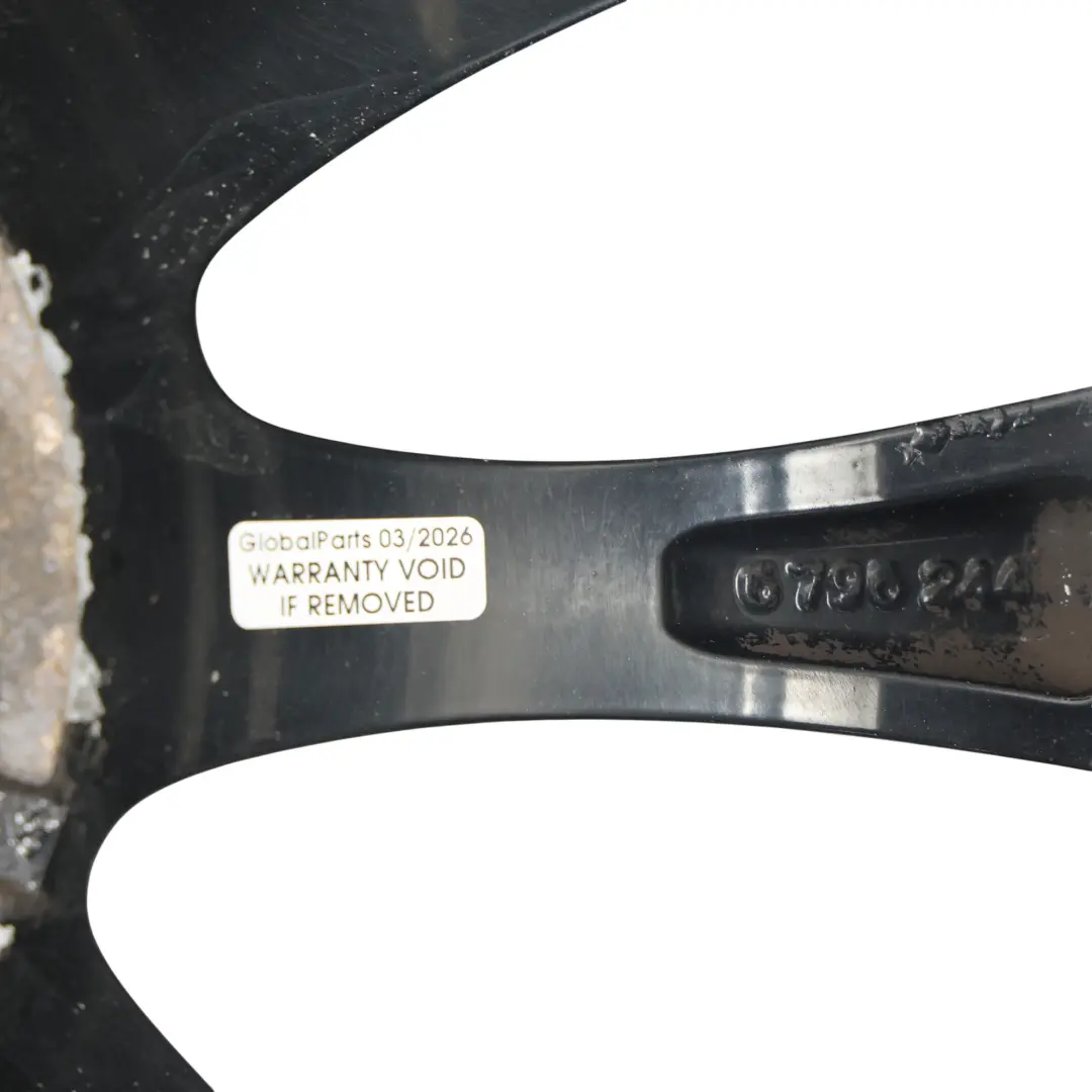 Schwarz Alu Felge 17" 7.5J ET37 V-Speiche 395 für BMW F30 F31 F32 F33 mit Teilenummer 6796244 BMW F30 F31 F32 F33 Schwarz Alu Felge 17" 7.5J ET37 V-Speiche 395 - SKU 6796244-5 - Teilenummer 6796244