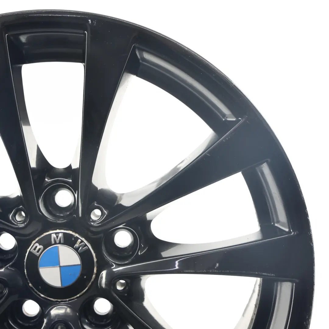 BMW F30 F31 F32 F33 Schwarz Alu Felge 17" 7.5J ET37 V-Speiche 395 - SKU 6796244-5 - Teilenummer 6796244