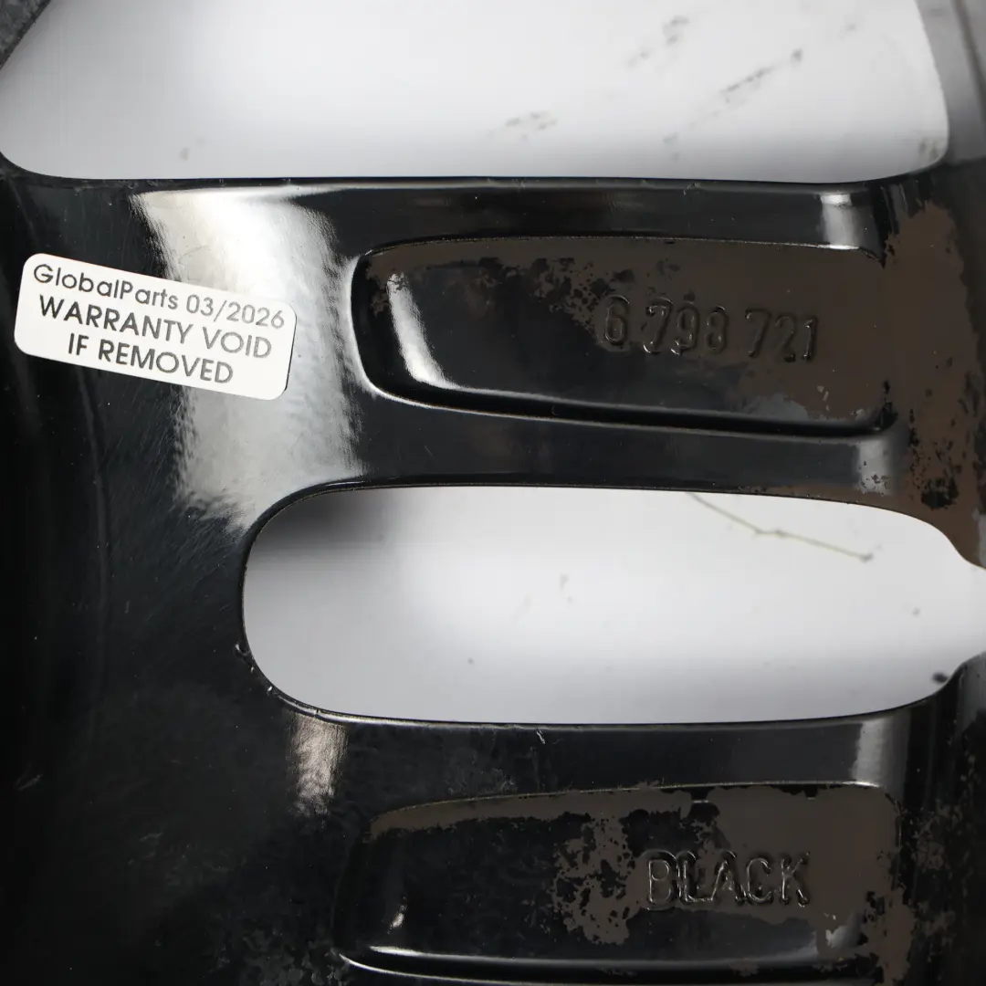 Mini Cooper One R55 R56 R57 Jante Alliage Noire 17" 7J ET:48 Twin Spoke 128 - SKU 6798721-1 - Numéro de pièce 6798721