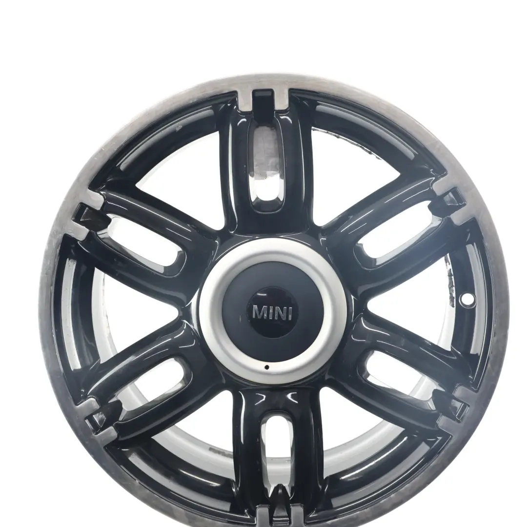 Alloy Rim 17" 7J ET:48 Twin Spoke 128 to Mini Cooper One R55 R56 R57 Black Wheel with Part number 6798721 Mini Cooper One R55 R56 R57 Black Wheel Alloy Rim 17" 7J ET:48 Twin Spoke 128 - SKU 6798721-1 - Part number 6798721