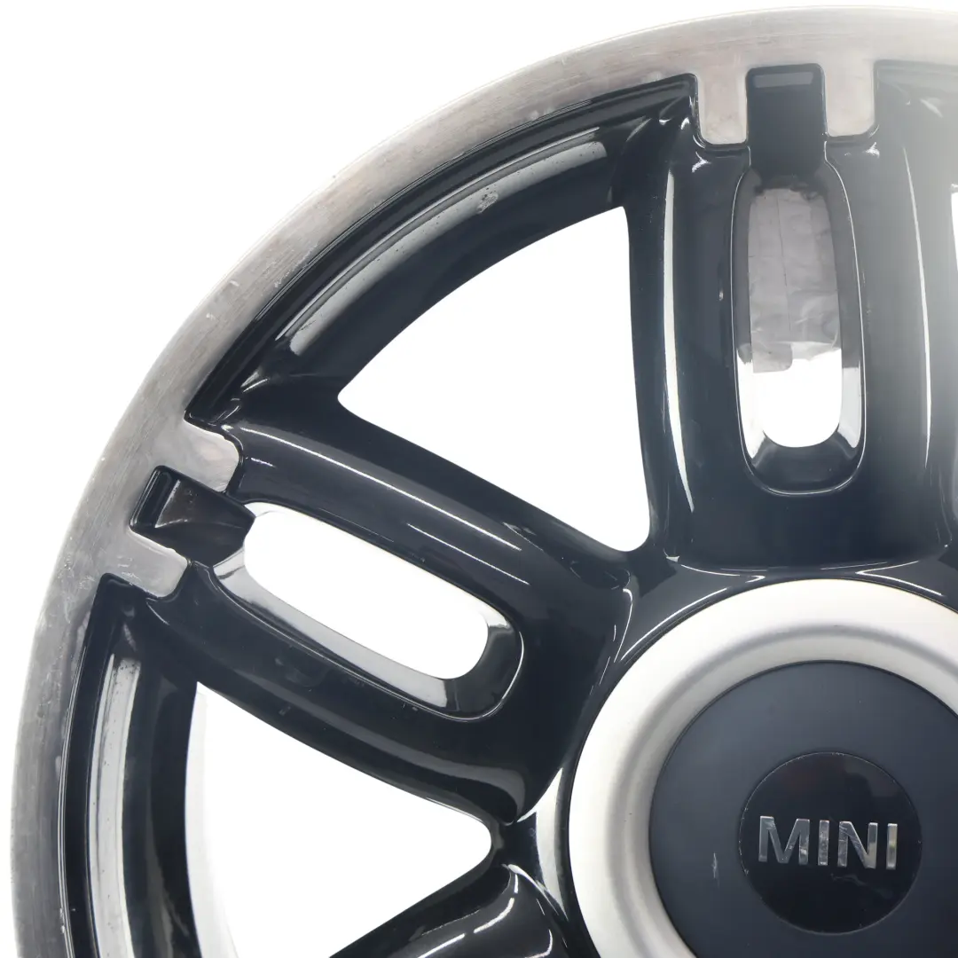 Mini Cooper One R55 R56 R57 Black Wheel Alloy Rim 17" 7J ET:48 Twin Spoke 128 - SKU 6798721-1 - Part number 6798721