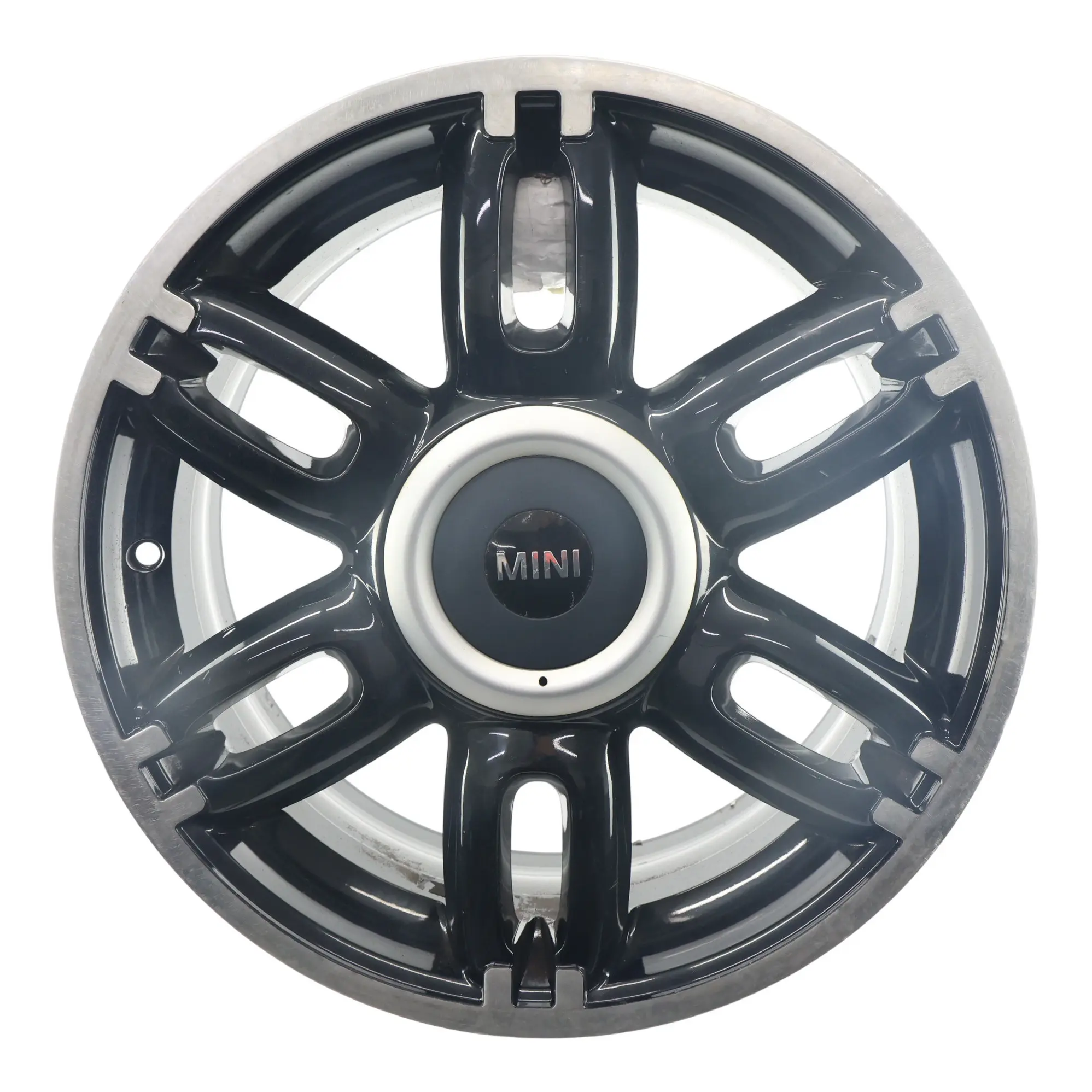 Mini Cooper R55 R56 R57 Felga Aluminiowa Czarna 17" ET:48 7J Twin Spoke 128