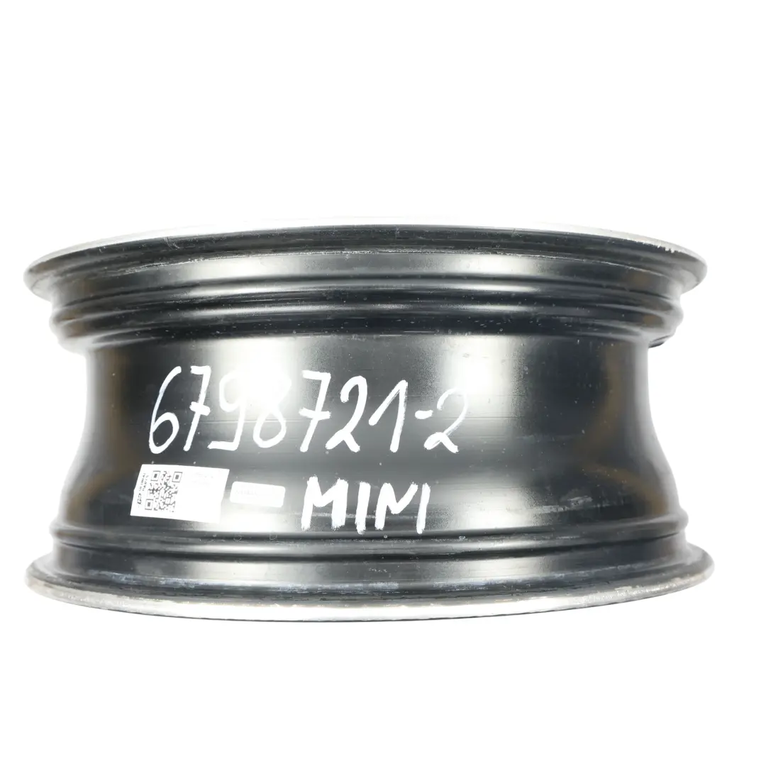Mini Cooper One R55 R56 R57 Black Wheel Alloy Rim 17" ET:48 7J Twin Spoke 128 - SKU 6798721-2 - Part number 6798721