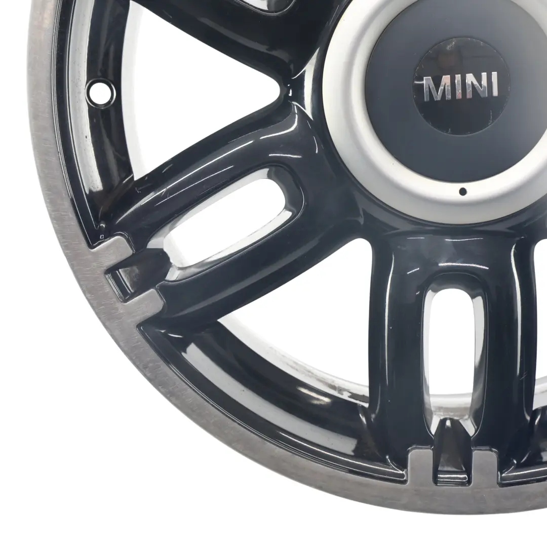Mini Cooper One R55 R56 R57 Black Wheel Alloy Rim 17" ET:48 7J Twin Spoke 128 - SKU 6798721-2 - Part number 6798721
