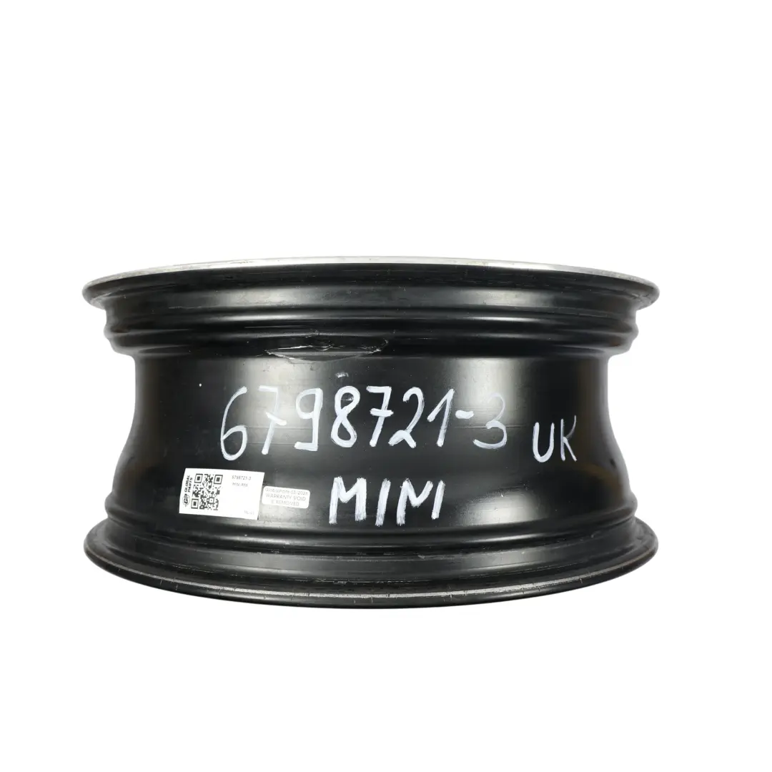 Alloy Rim 17" ET:48 7J Twin Spoke 128 to Mini Cooper One R55 R56 R57 Black Wheel with Part number 6798721 Mini Cooper One R55 R56 R57 Black Wheel Alloy Rim 17" ET:48 7J Twin Spoke 128 - SKU 6798721-3 - Part number 6798721