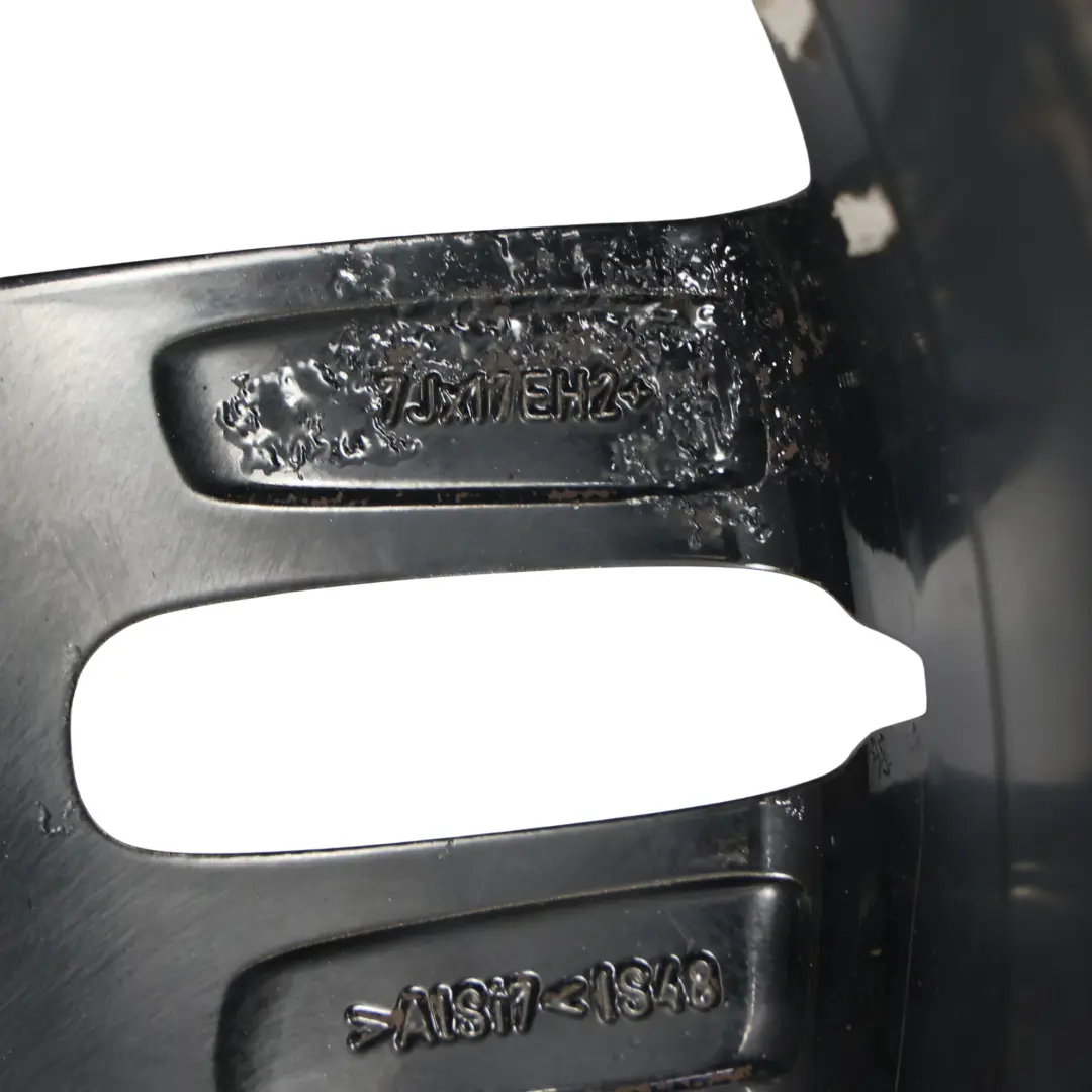 Mini Cooper One R55 R56 R57 Black Wheel Alloy Rim 17" ET:48 7J Twin Spoke 128 - SKU 6798721-3 - Part number 6798721