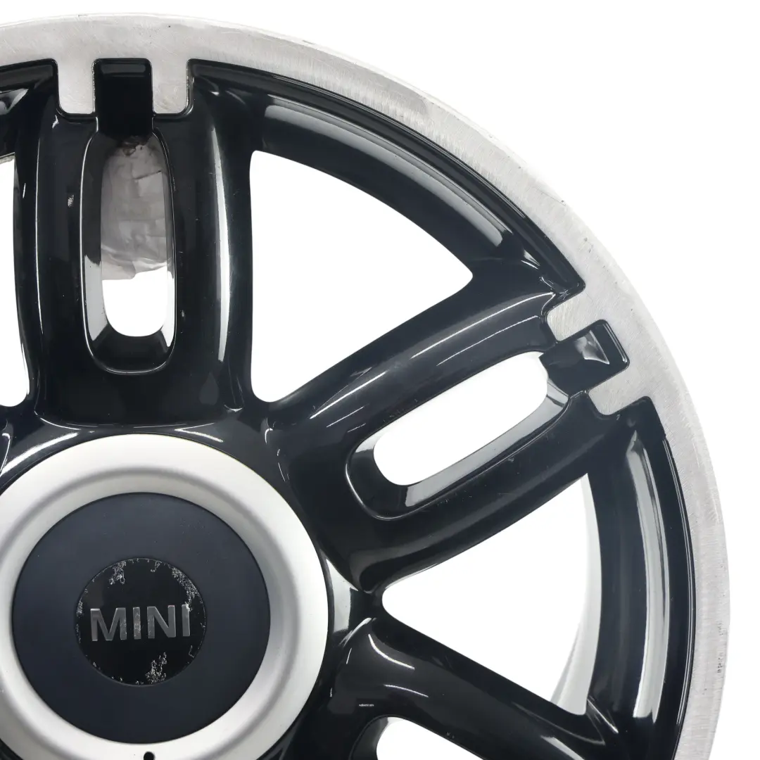 Alloy Rim 17" ET:48 7J Twin Spoke 128 to Mini Cooper One R55 R56 R57 Black Wheel with Part number 6798721 Mini Cooper One R55 R56 R57 Black Wheel Alloy Rim 17" ET:48 7J Twin Spoke 128 - SKU 6798721-3 - Part number 6798721