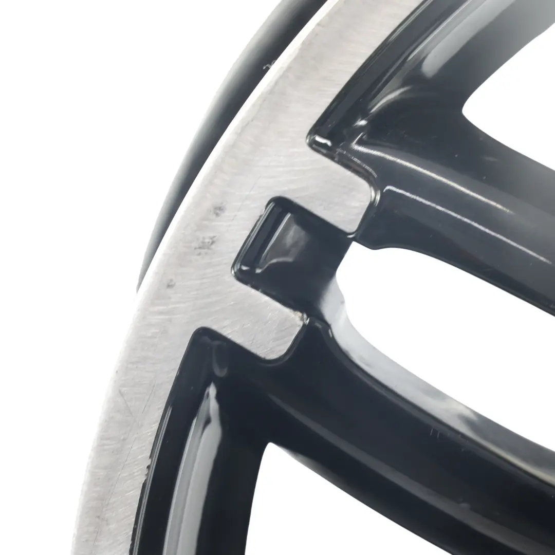 Mini Cooper One R55 R56 R57 Black Wheel Alloy Rim 17" ET:48 7J Twin Spoke 128 - SKU 6798721-3 - Part number 6798721