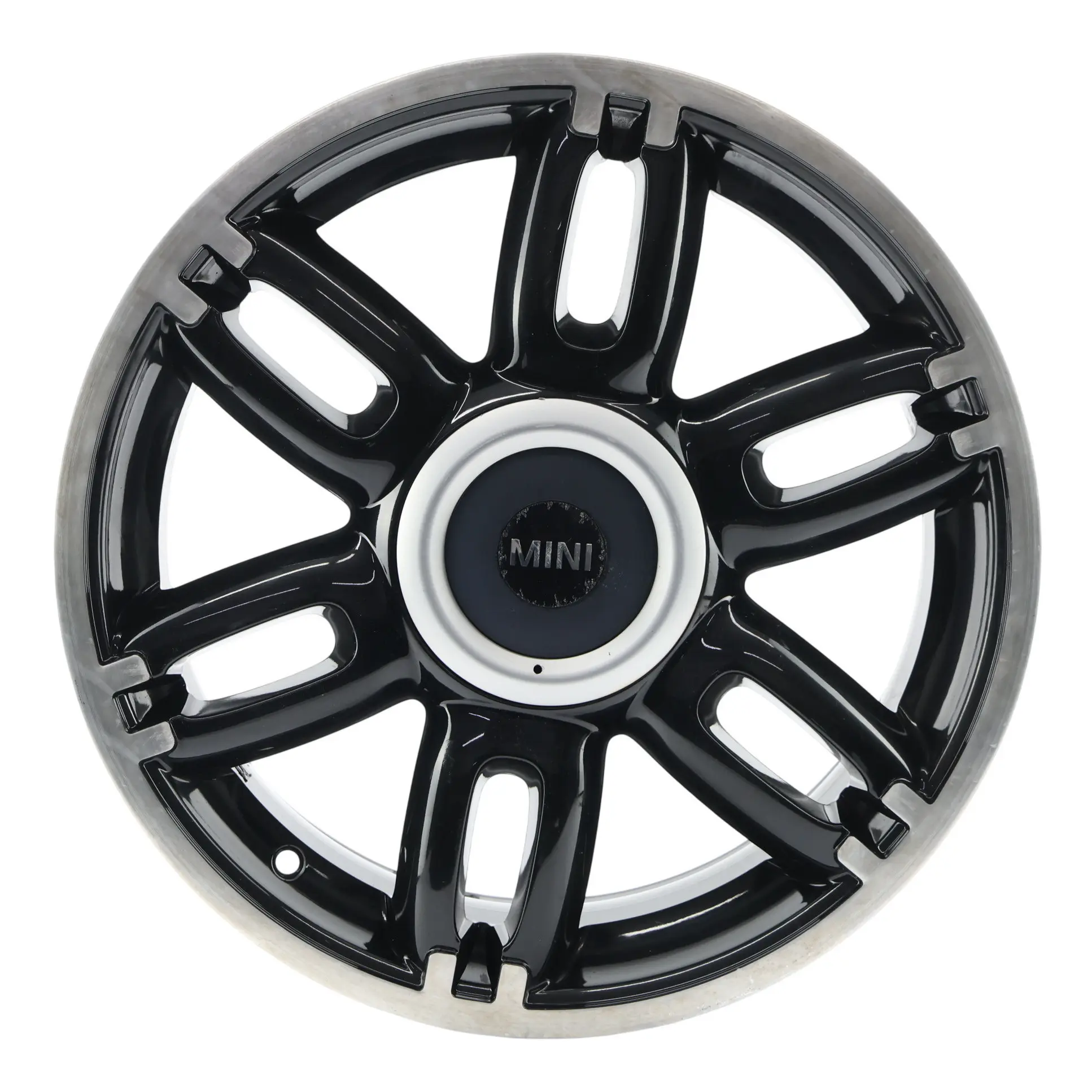 Mini R55 R56 R57 Alloy Wheel Rim 17" Twin Spoke Black 6798721