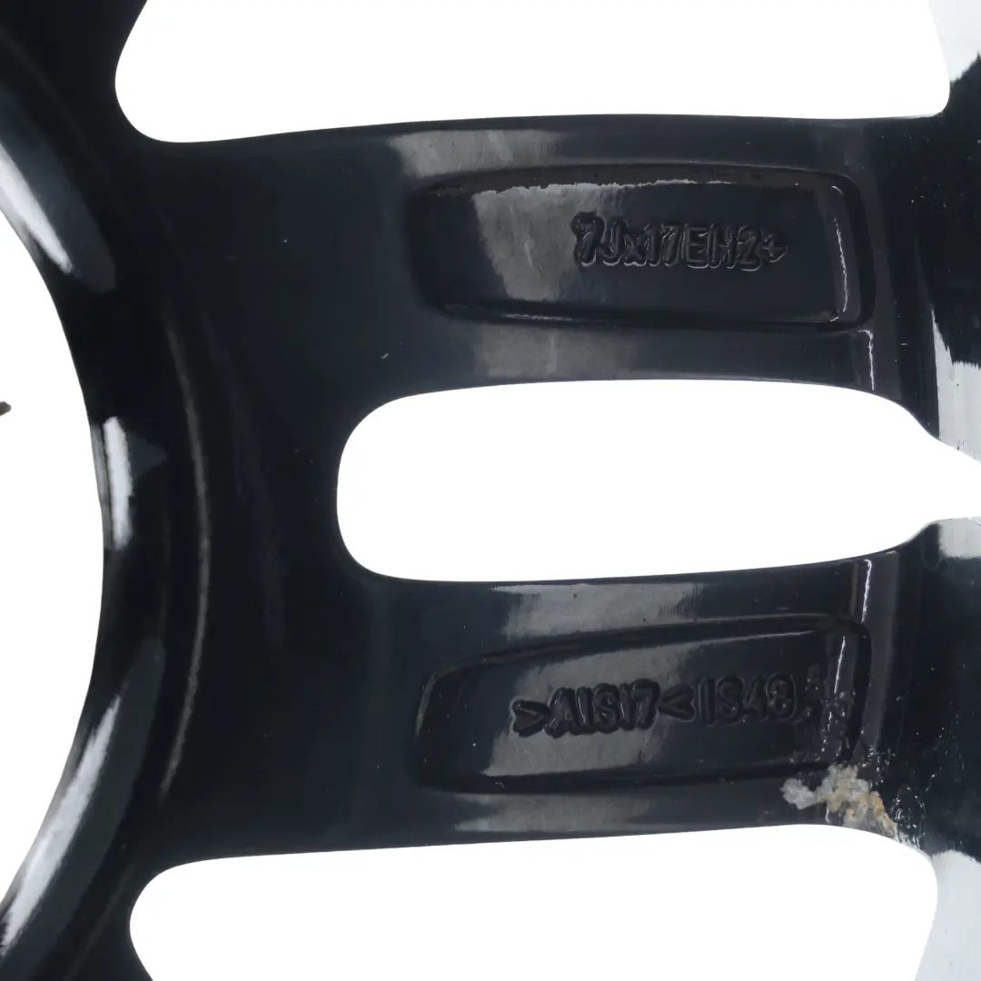 Alloy Wheel Rim 17" Twin Spoke Black to Mini R55 R56 R57 with Part number 6798721 Mini R55 R56 R57 Alloy Wheel Rim 17" Twin Spoke Black - SKU 6798721-4 - Part number 6798721