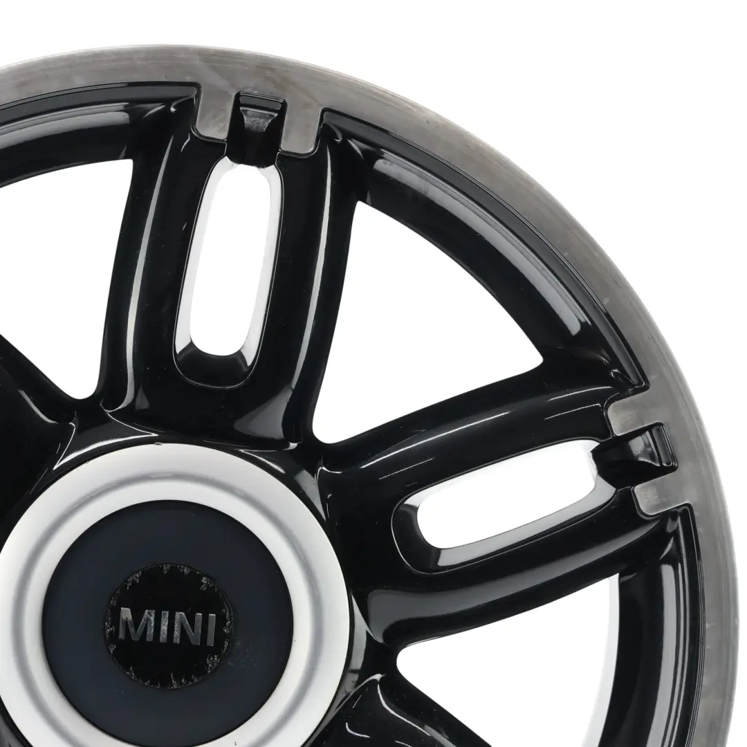 Alloy Wheel Rim 17" Twin Spoke Black to Mini R55 R56 R57 with Part number 6798721 Mini R55 R56 R57 Alloy Wheel Rim 17" Twin Spoke Black - SKU 6798721-4 - Part number 6798721