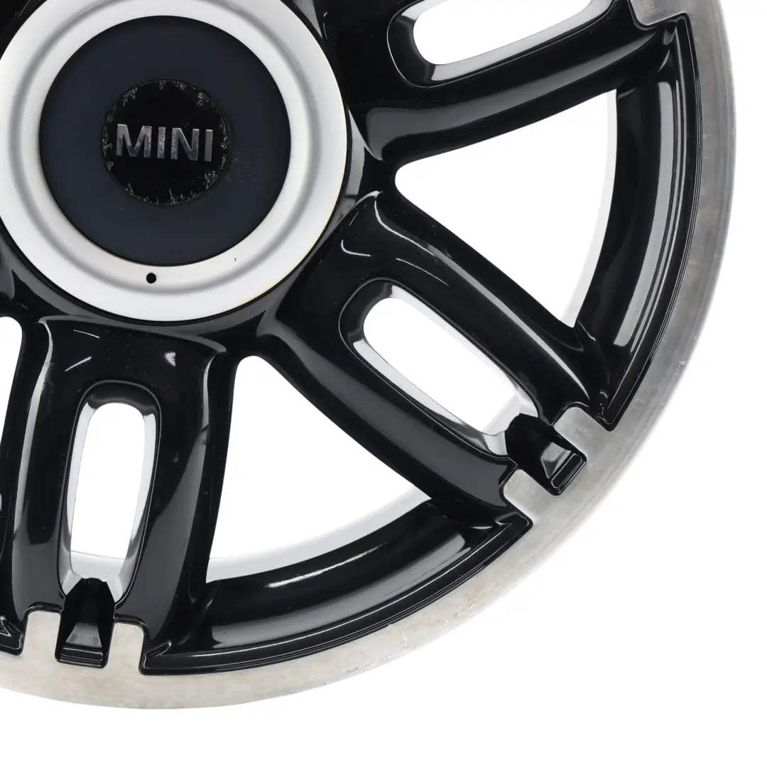 Mini R55 R56 R57 Alloy Wheel Rim 17" Twin Spoke Black - SKU 6798721-4 - Part number 6798721