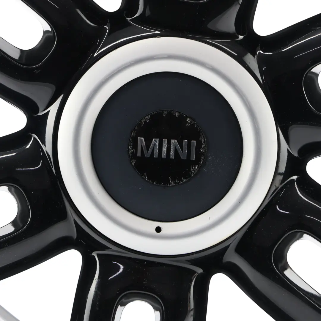 Alloy Wheel Rim 17" Twin Spoke Black to Mini R55 R56 R57 with Part number 6798721 Mini R55 R56 R57 Alloy Wheel Rim 17" Twin Spoke Black - SKU 6798721-4 - Part number 6798721