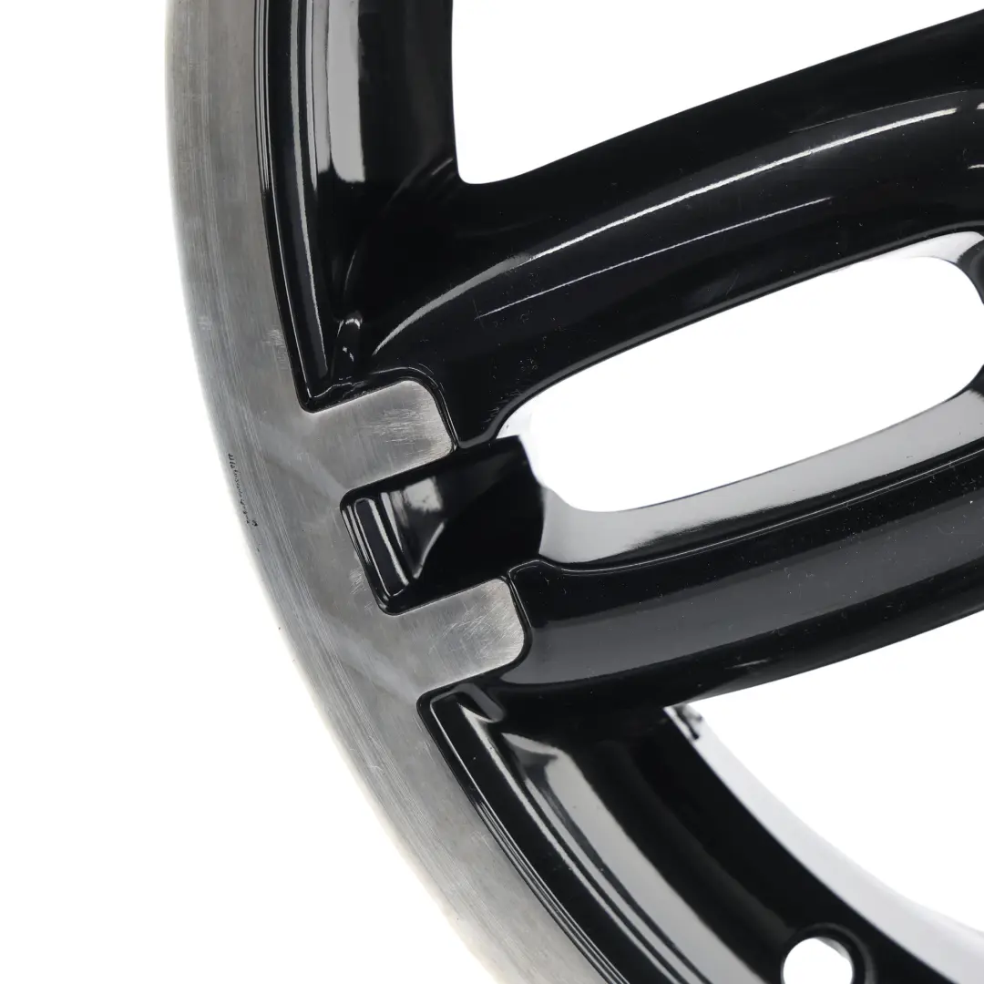Alloy Wheel Rim 17" Twin Spoke Black to Mini R55 R56 R57 with Part number 6798721 Mini R55 R56 R57 Alloy Wheel Rim 17" Twin Spoke Black - SKU 6798721-4 - Part number 6798721
