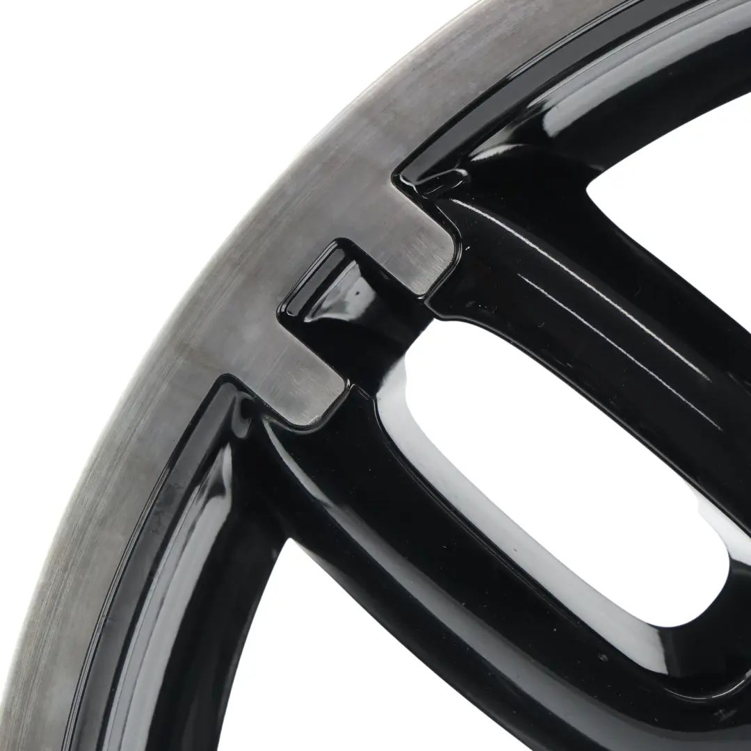 Alloy Wheel Rim 17" Twin Spoke Black to Mini R55 R56 R57 with Part number 6798721 Mini R55 R56 R57 Alloy Wheel Rim 17" Twin Spoke Black - SKU 6798721-4 - Part number 6798721