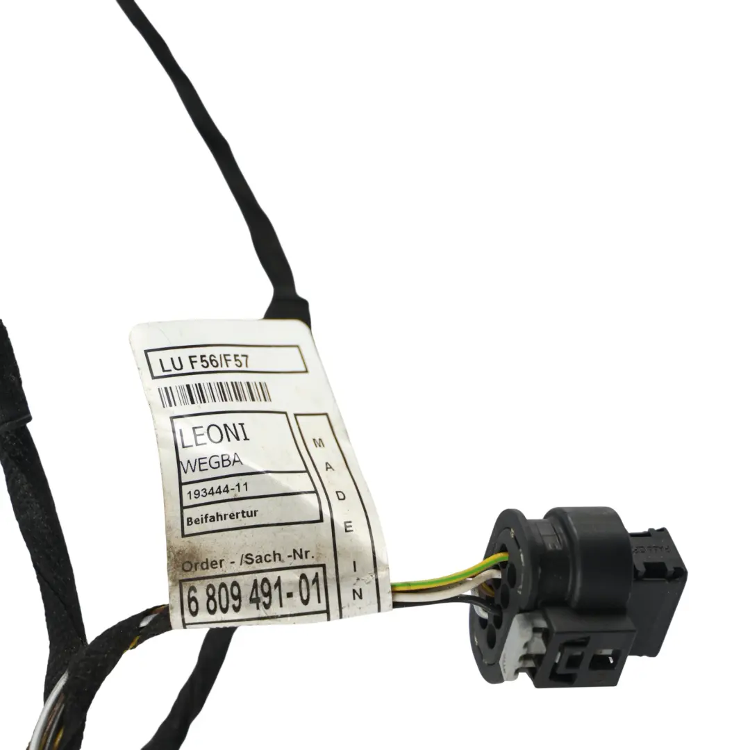 Mini F57 Cabrio Arnés Cable Puerta Lado Pasajero 9389225 - SKU 6809491 - Número de pieza 6809491