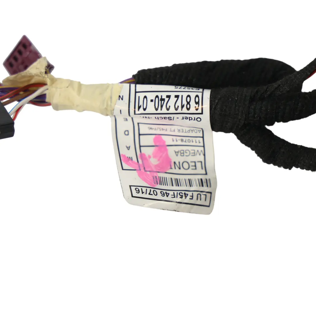 BMW F45 F46 Cable Adaptador Arnés Cableado Puerta Delantero - SKU 6812240 - Número de pieza 6812240