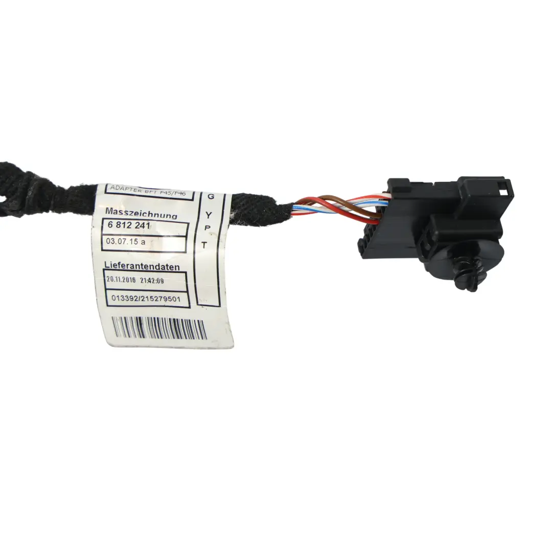 BMW F45 F46 Faisceau Câblage Porte Avant Gauche - SKU 6812242 - Numéro de pièce 6812242
