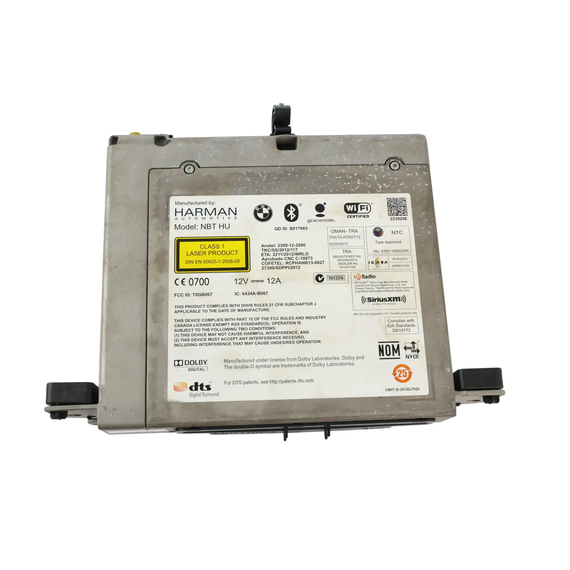 BMW F10 F20 F30 X5 F15 Modulo Controllo Navigazione Sat Nav High 6826772