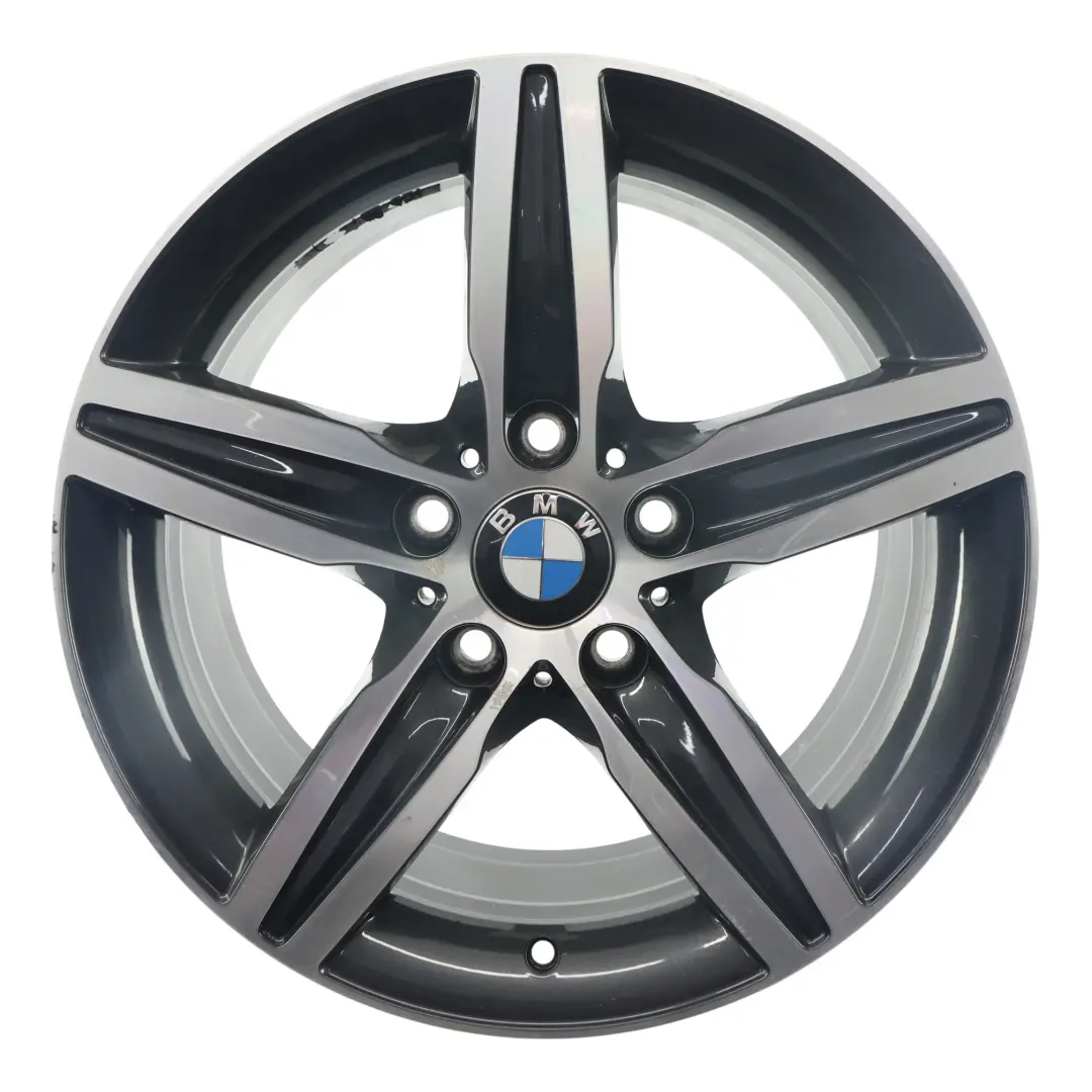 BMW F20 F21 Llanta de Aleacion Negra 17" Radio Estrella 379 7,5J ET:43 - SKU 6850151-1 - Número de pieza 6850151